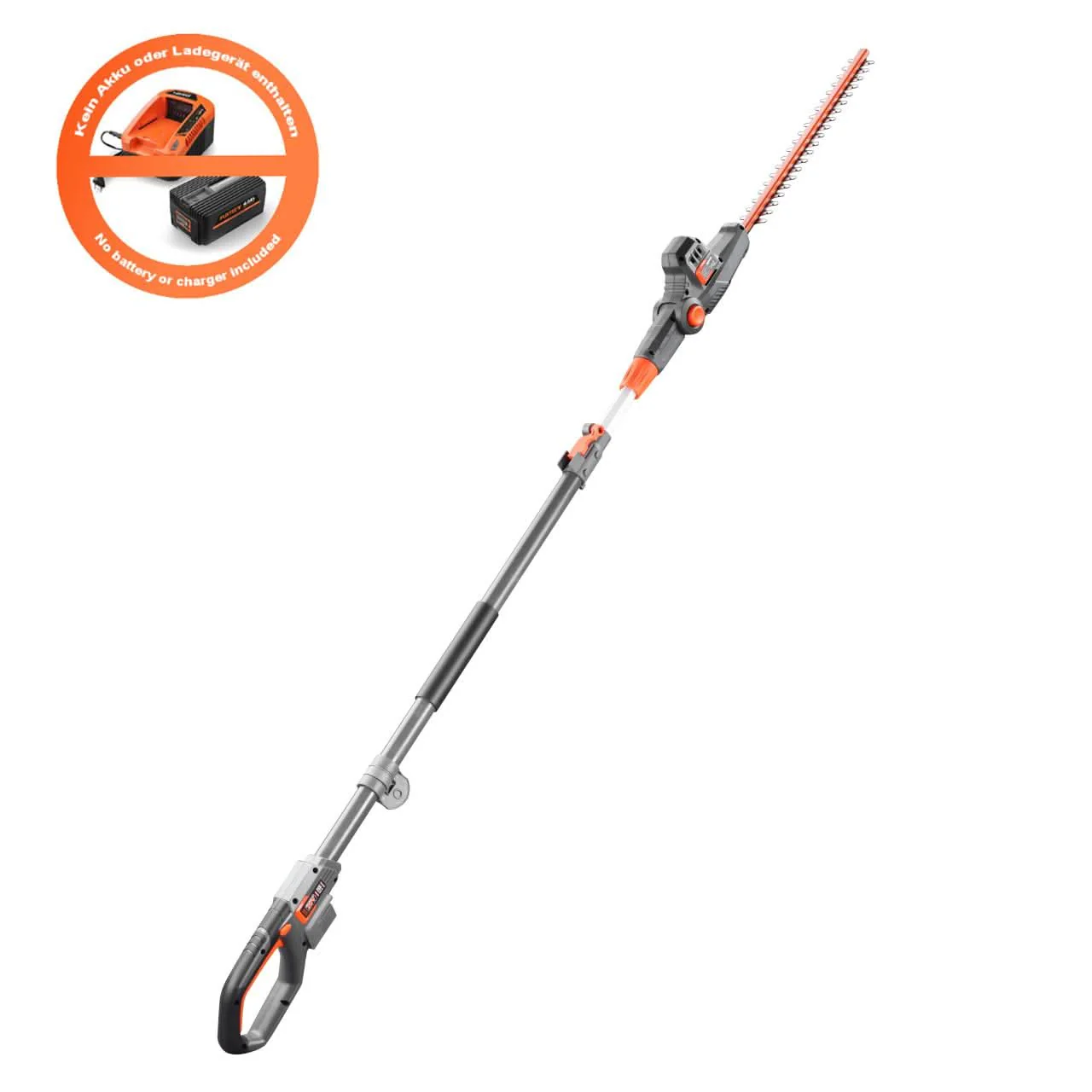 Taille-haies sur perche télescopique à batterie 20V FUXTEC FX-E1HH20 - sans batterie ni chargeur