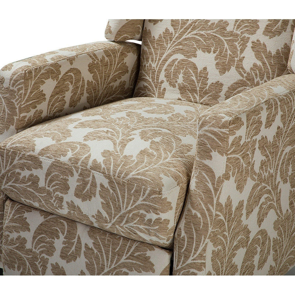 Damaris Mid-Century Modern Manual Pushback Recliner with Wingback Design Set of 2 by HULALA HOME