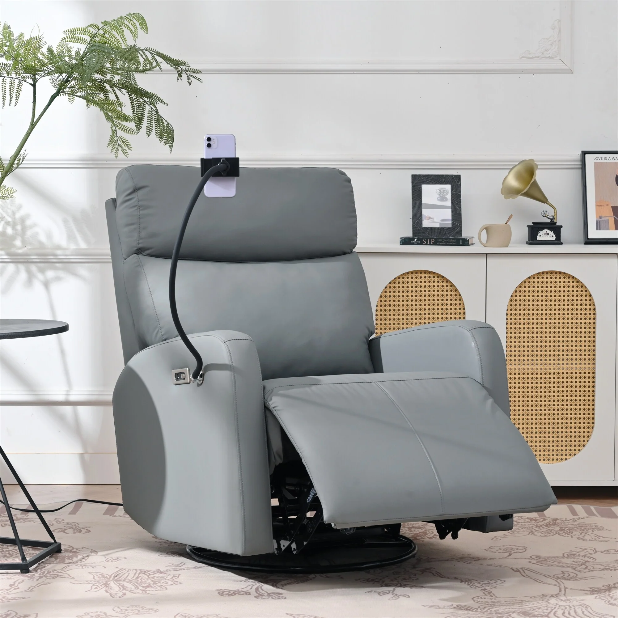 270�� Power Swivel Rocker Recliner Chair