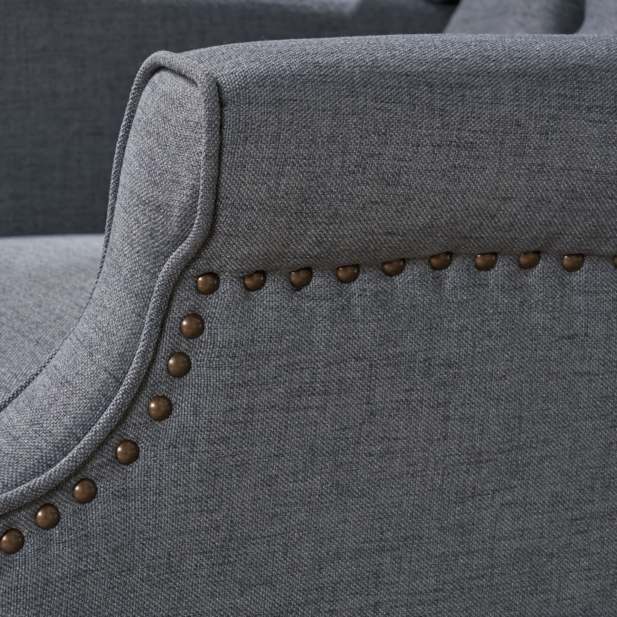 Walter Tufted Fabric Wingback Recliner Club Chair by Christopher Knight Home