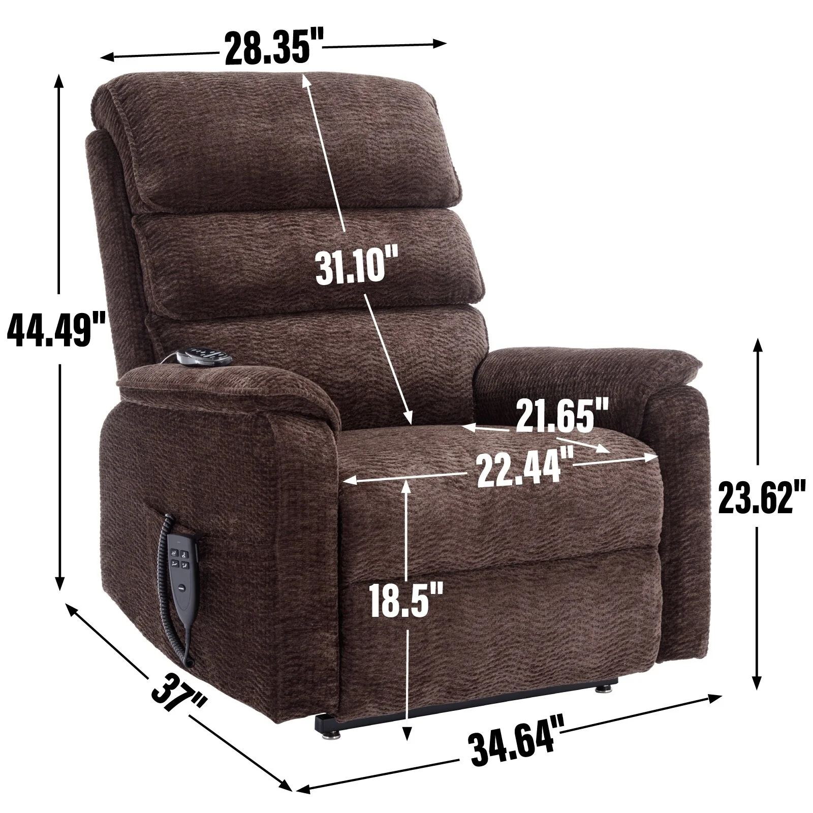 Power Lift Recliner Chair with Power-Remote
