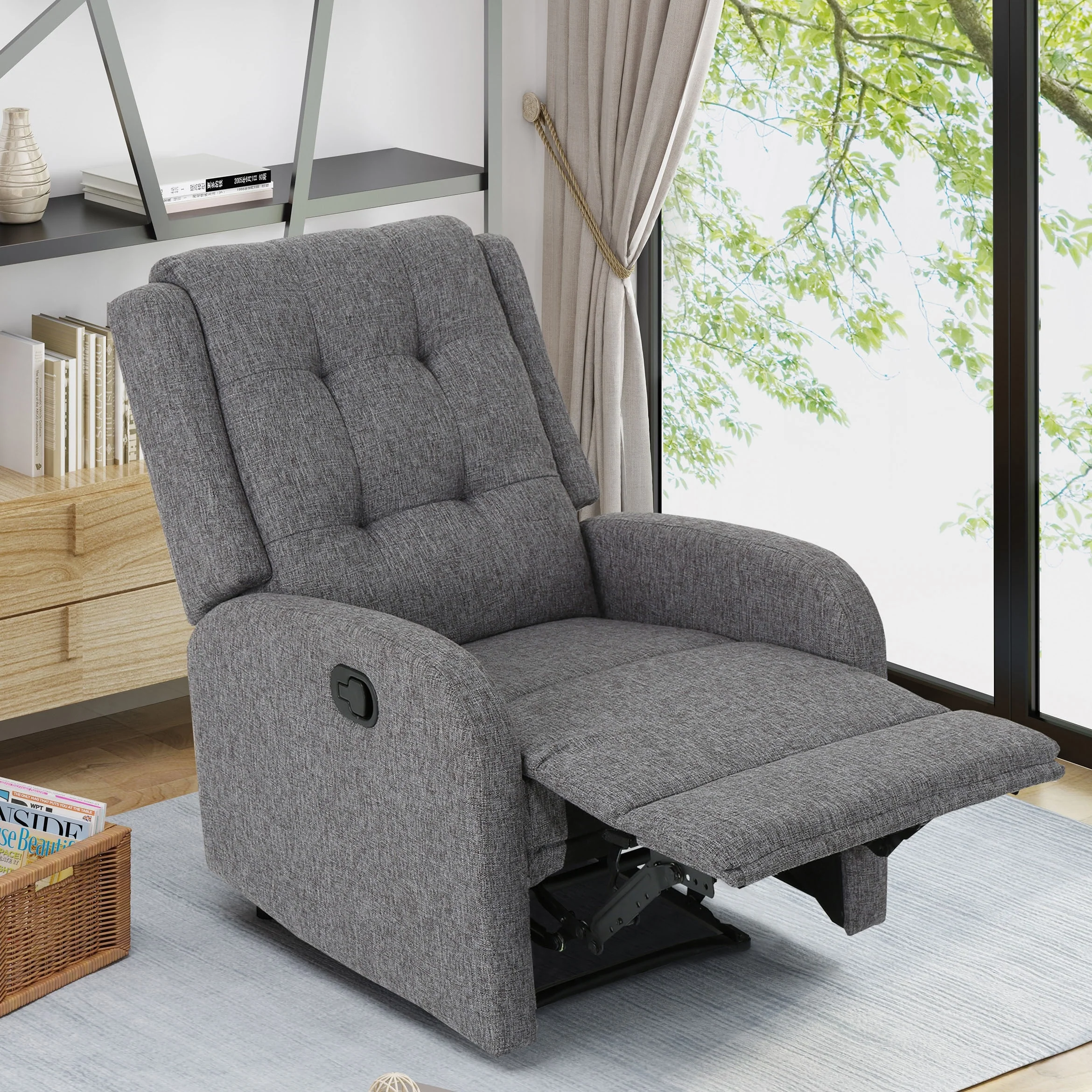 O'Leary Traditional Upholstered Recliner by Christopher Knight Home