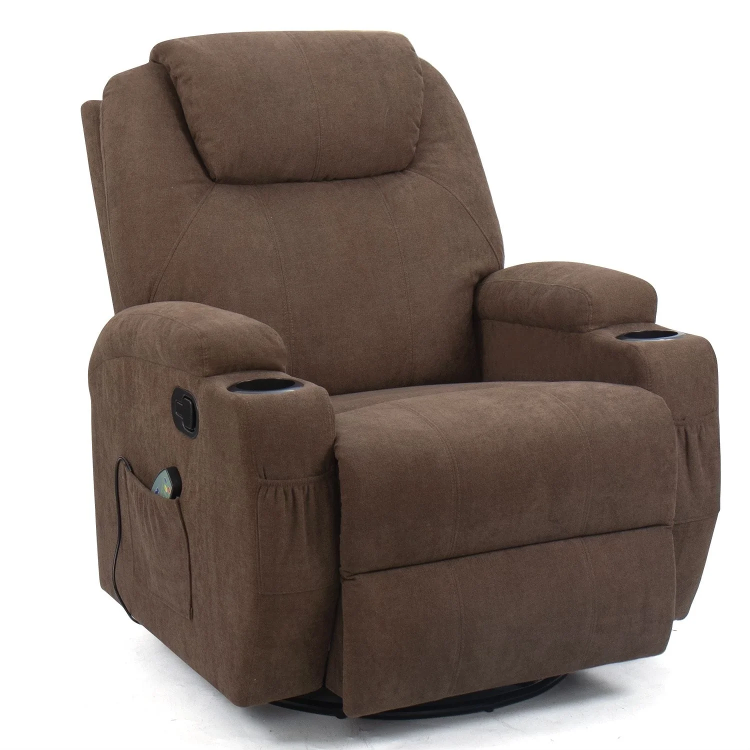 Homall Massage Recliner Chair Swivel Fabric Living Room Sofa