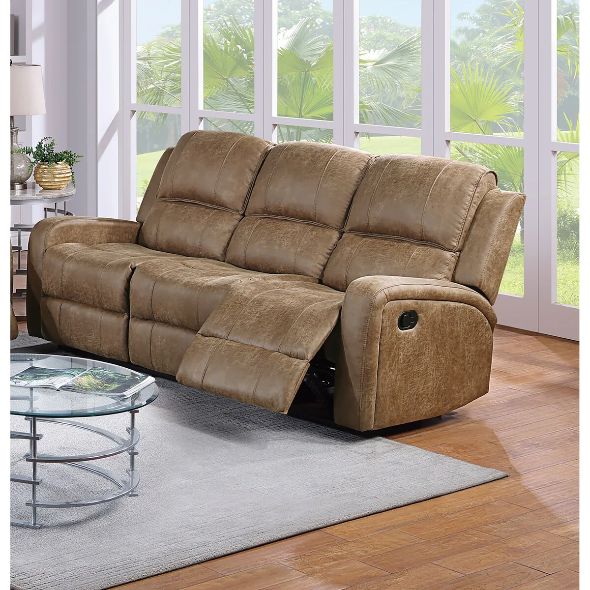 Poundex Recliner Sofa