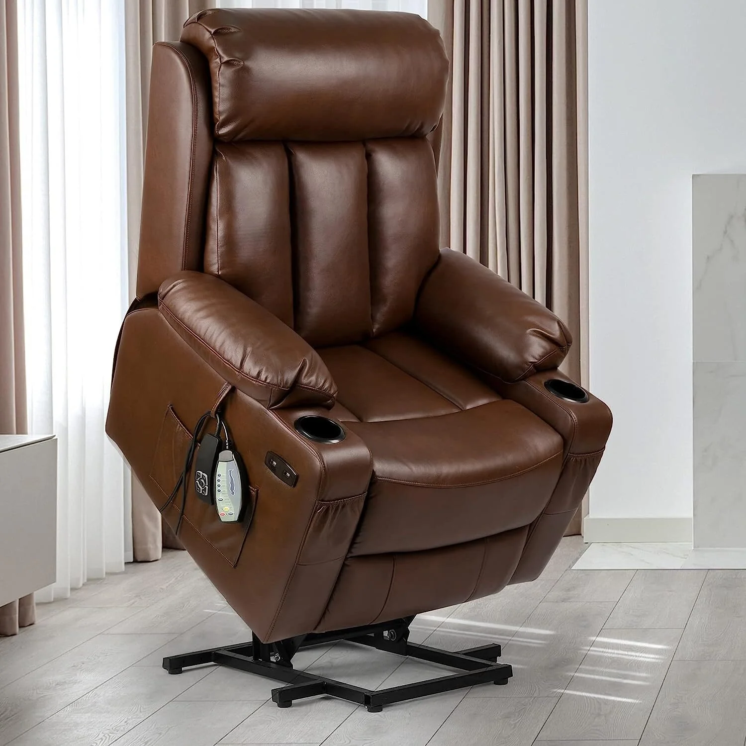 Moasis Power Lift Recliner Chair with Massage Heat
