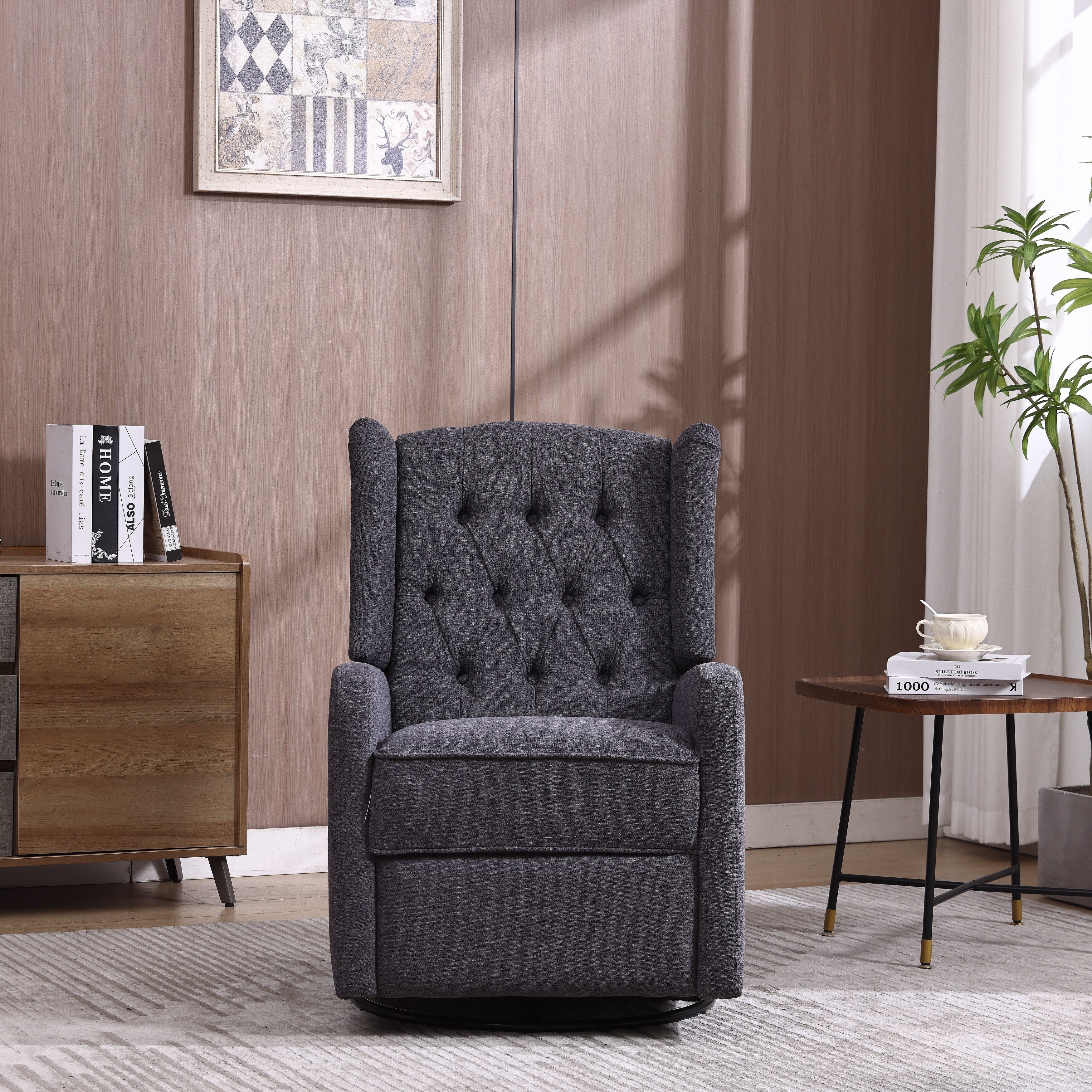 360 Degree Swivel Nursery Rocking Chair