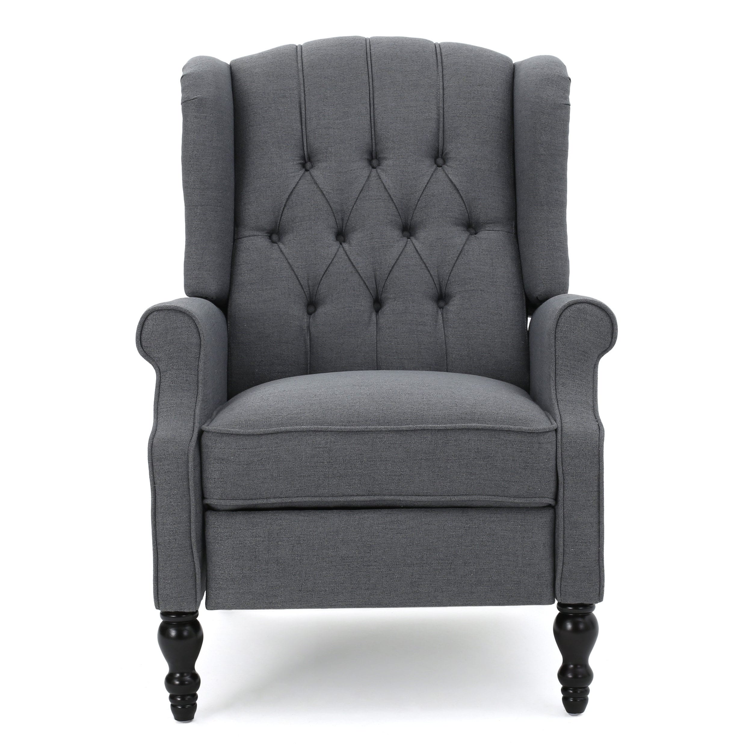 Walter Tufted Fabric Wingback Recliner Club Chair by Christopher Knight Home
