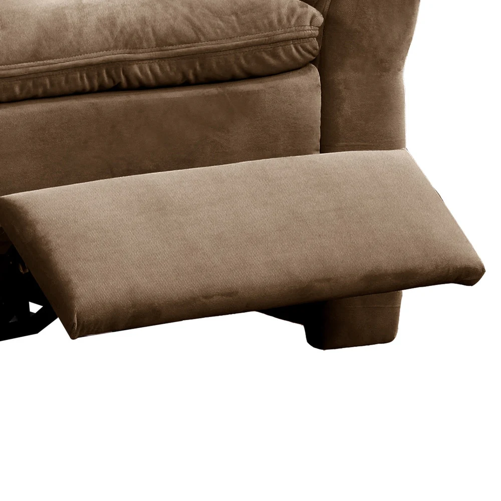 Copper Grove Roseway Brown Fabric Transitional Massage Power Recliner