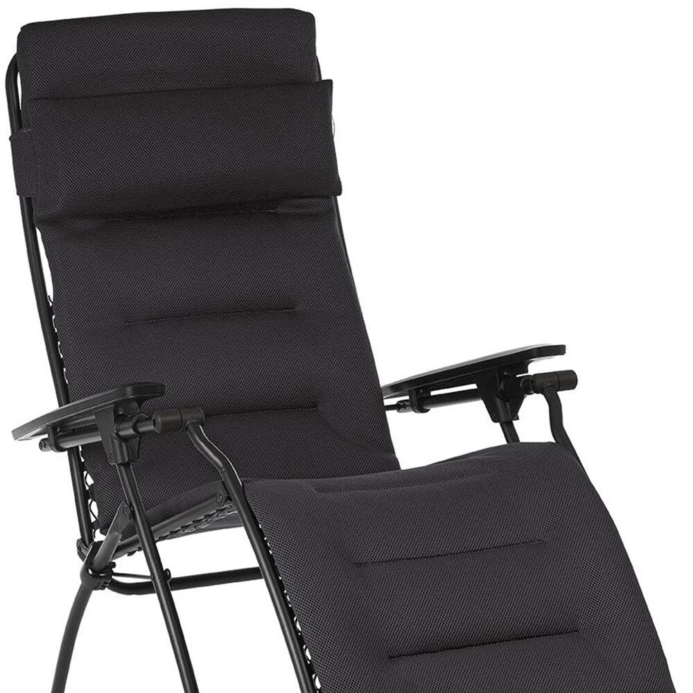 Zero Gravity Recliner - Black Frame - Acier Fabric