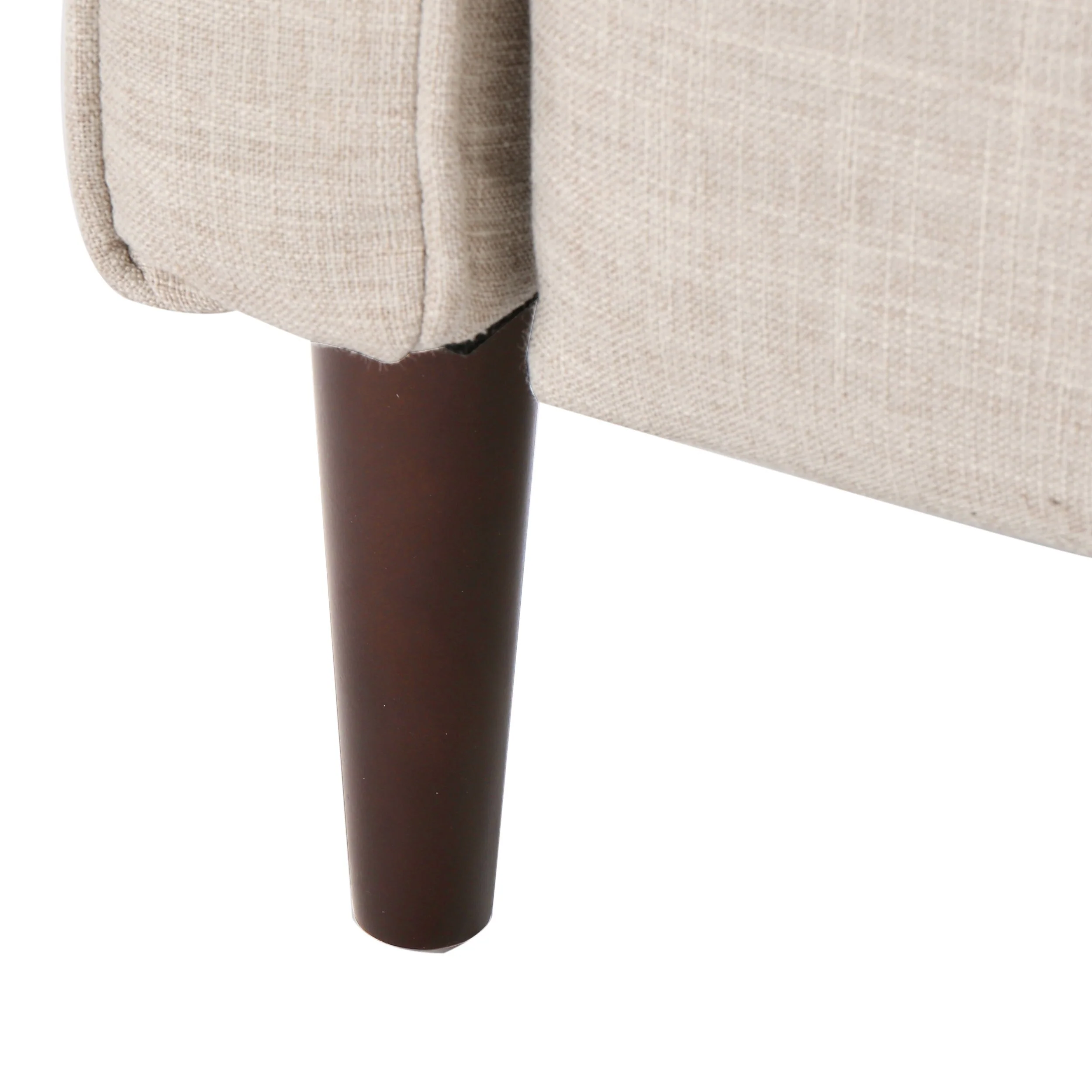 Mervynn Mid-Century Modern Button Tufted Fabric Recliner by Christopher Knight Home