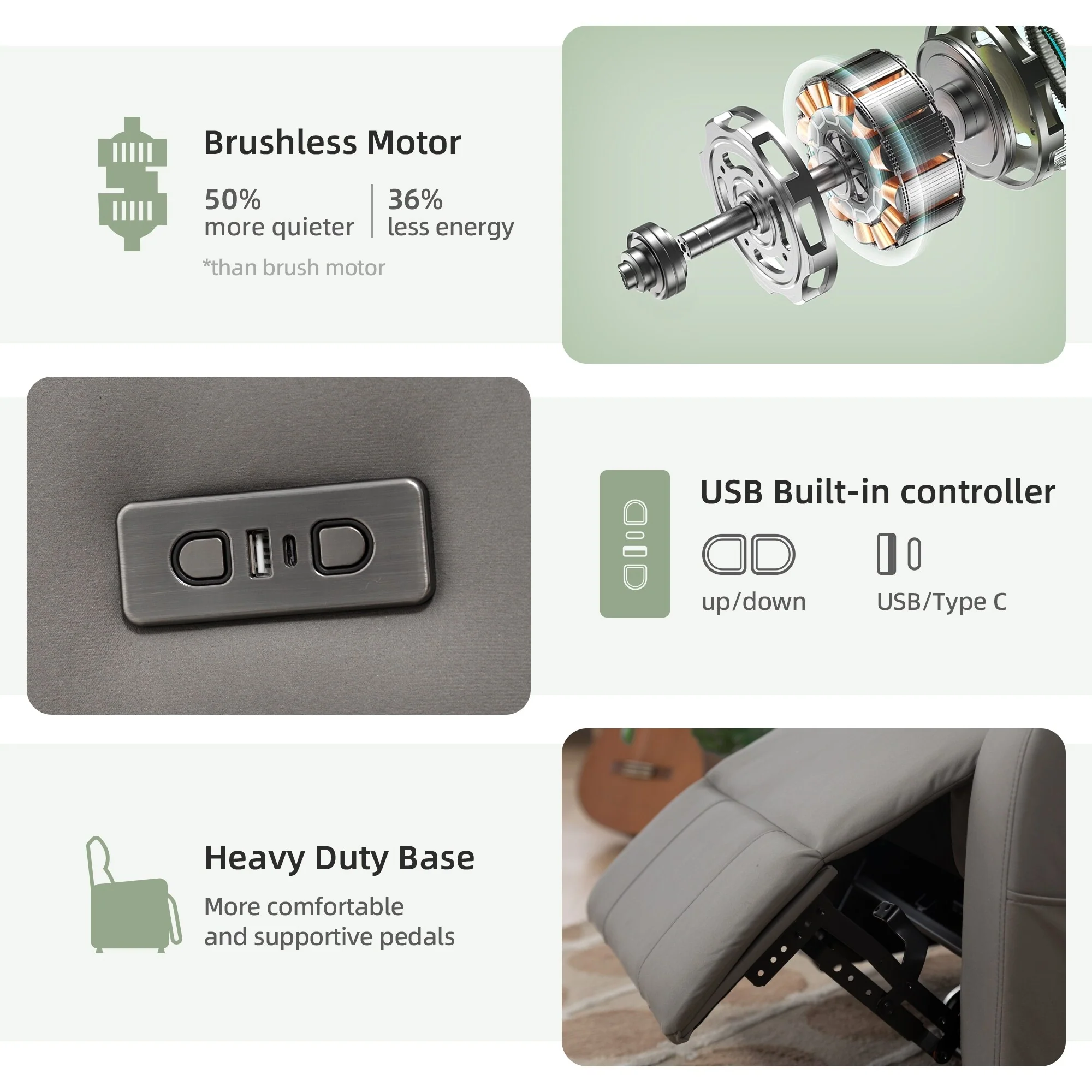 Electric Swivel Rocker Recliner Chair