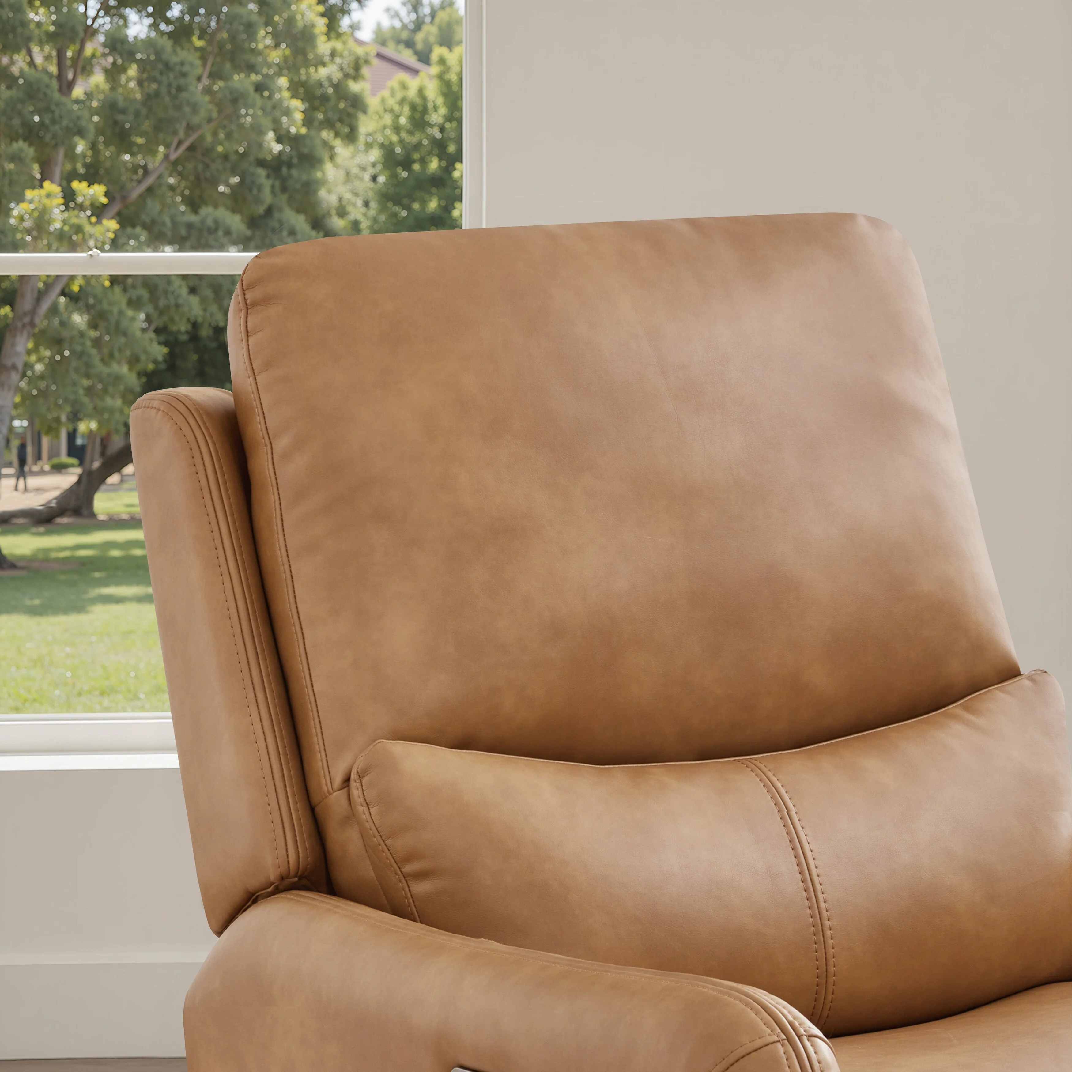 30 Power Recliner 360-degree Swivel Arm Chair Faux Leather