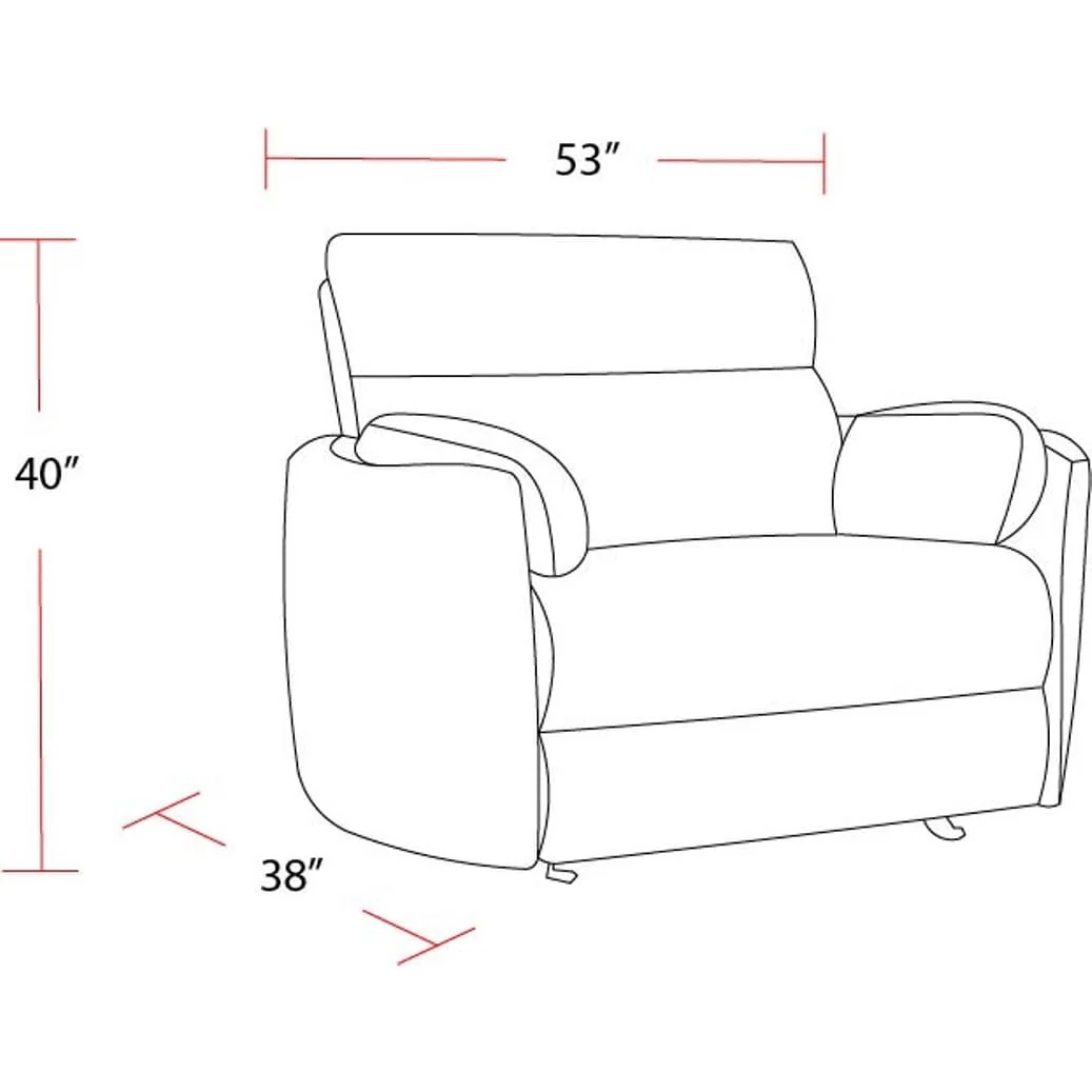 Fairview Home Extra Wide Power Glider Recliner