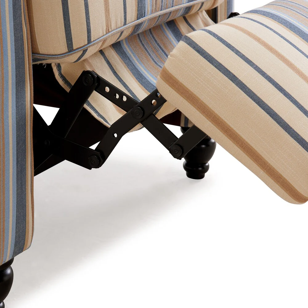 Copper Grove Lassen Blue Recliner Chair