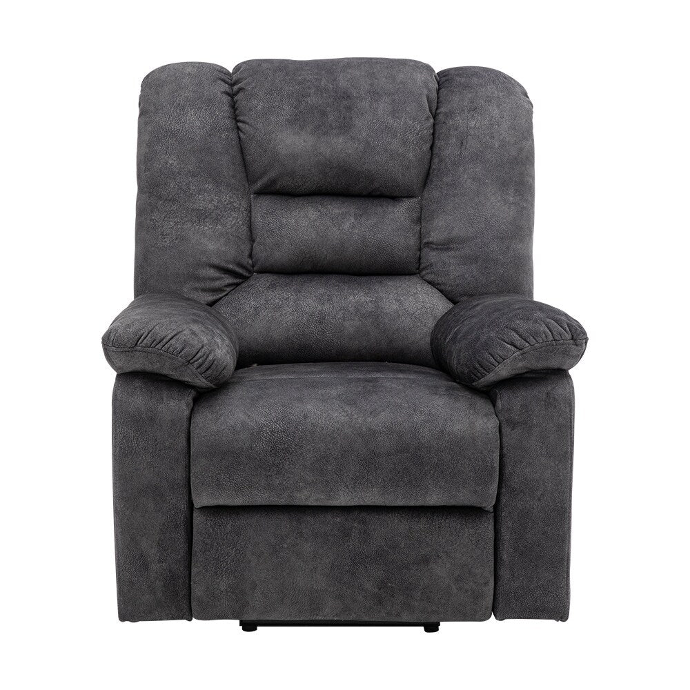 Grey Electric Lift Recliner with Massage & Infinite Positions