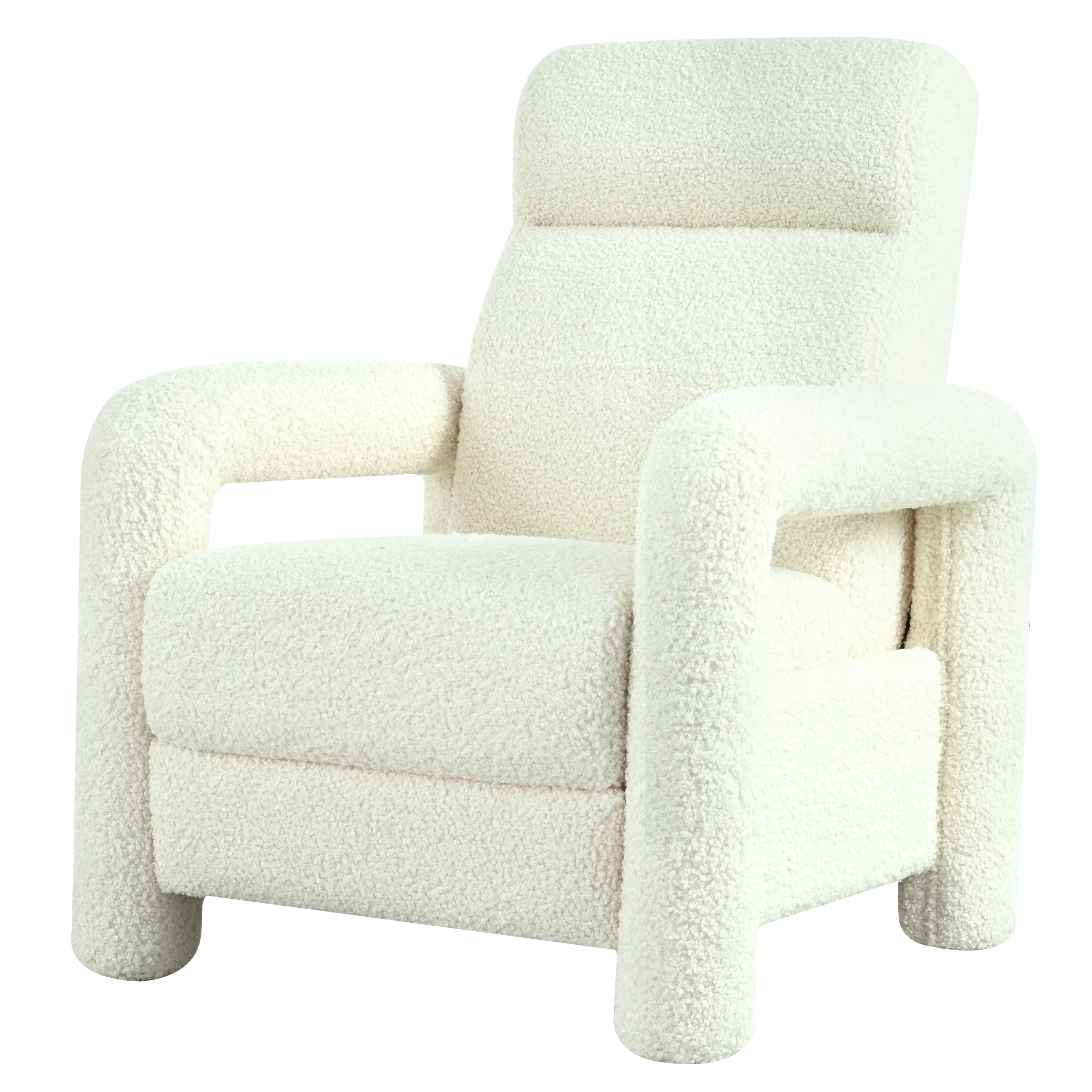 31.25 Push Back Recliner Armchair Upholstered