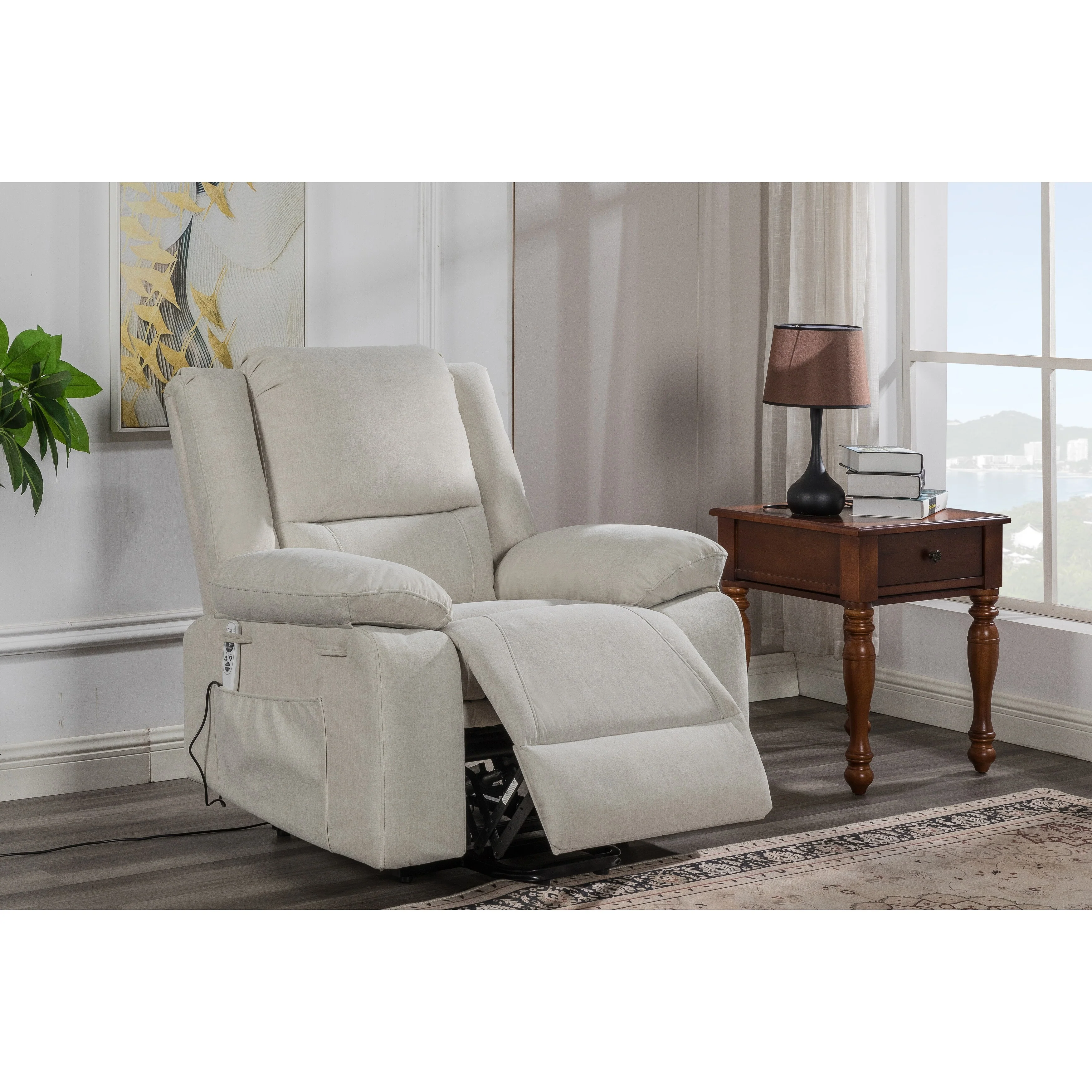 Lift Recliner Chair with Massage/Heat, Zero?Gravity & Remote (300?lb)