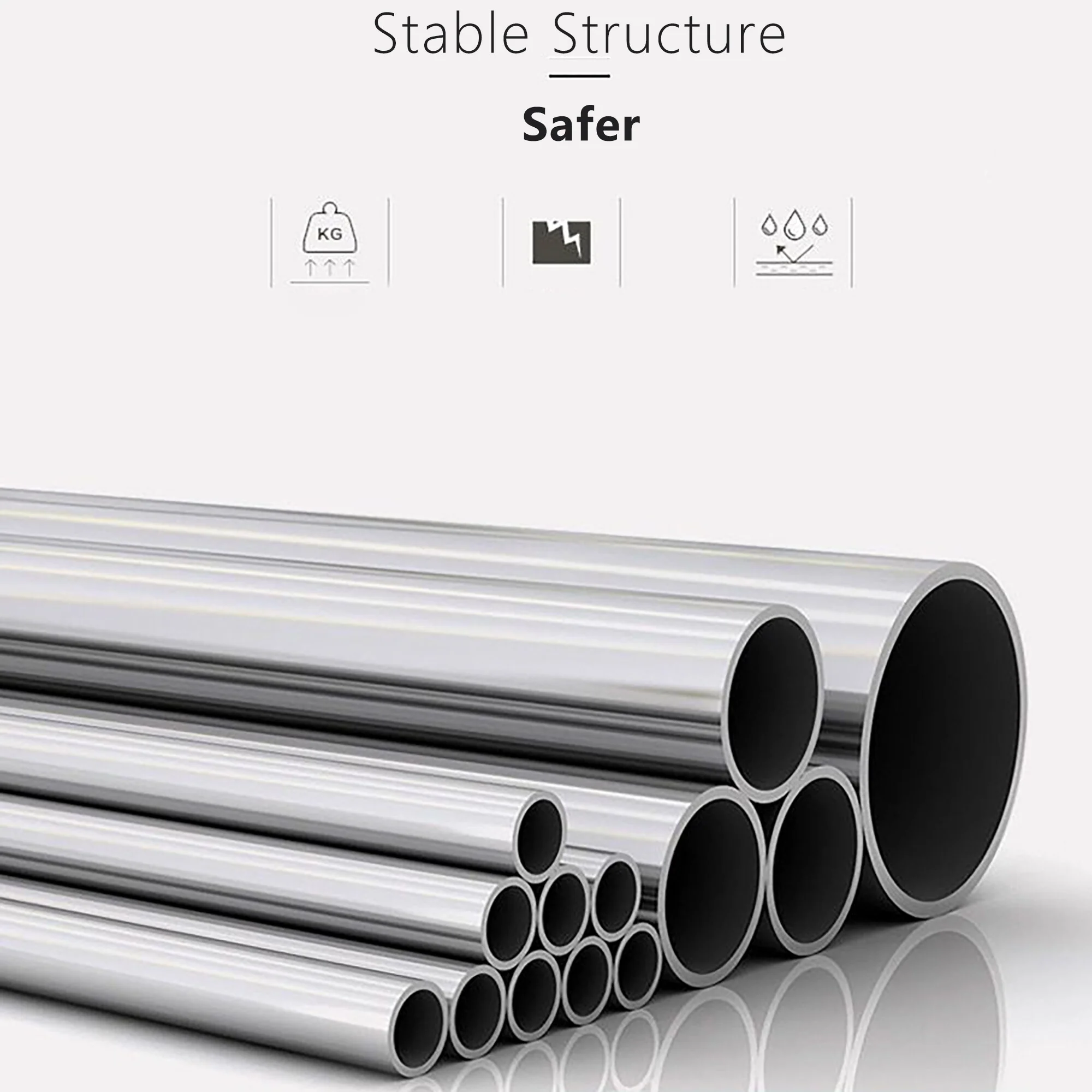 Upholstered Armless Recliner Set with Ottoman and Adjustable Headrest