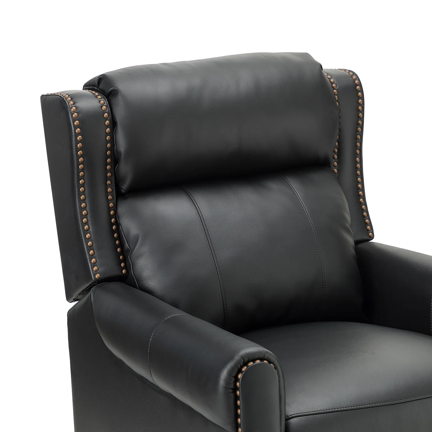 Felisa 32.48 Wide Genuine Leather Manual Recliner