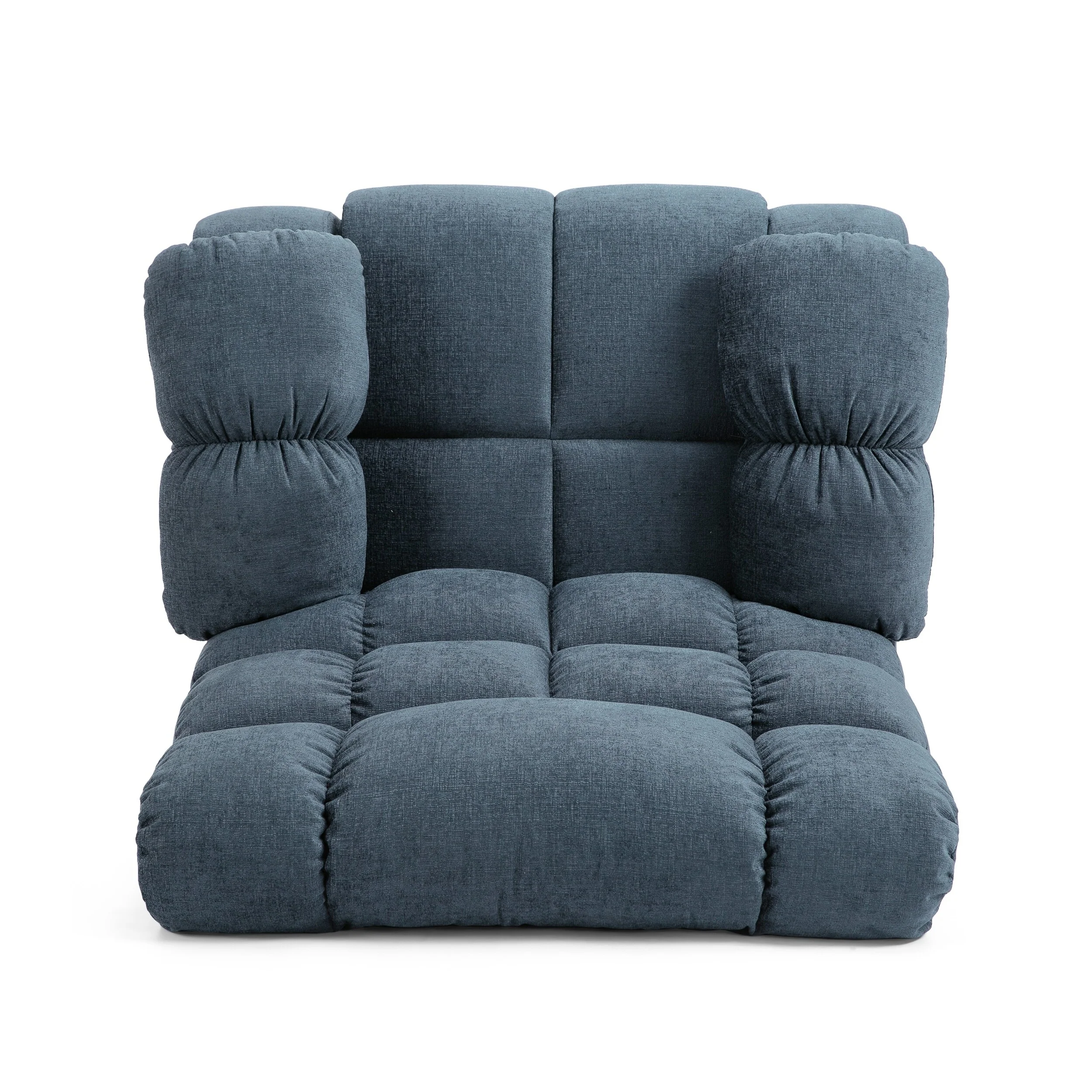 Modern Massage Recliner Chair with Pillow Tufting & Manual Recline