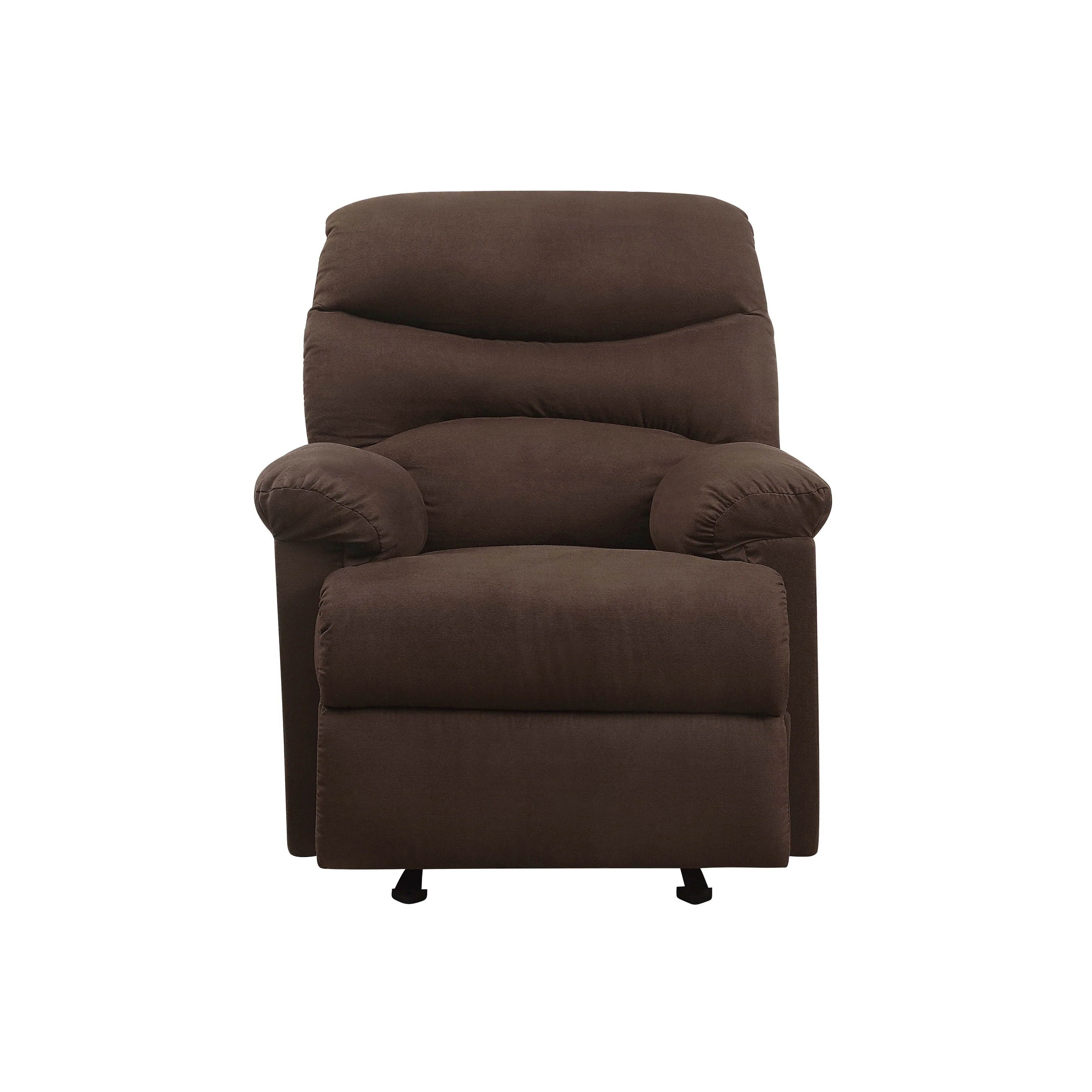 Chocolate Microfiber Motion Glider Recliner