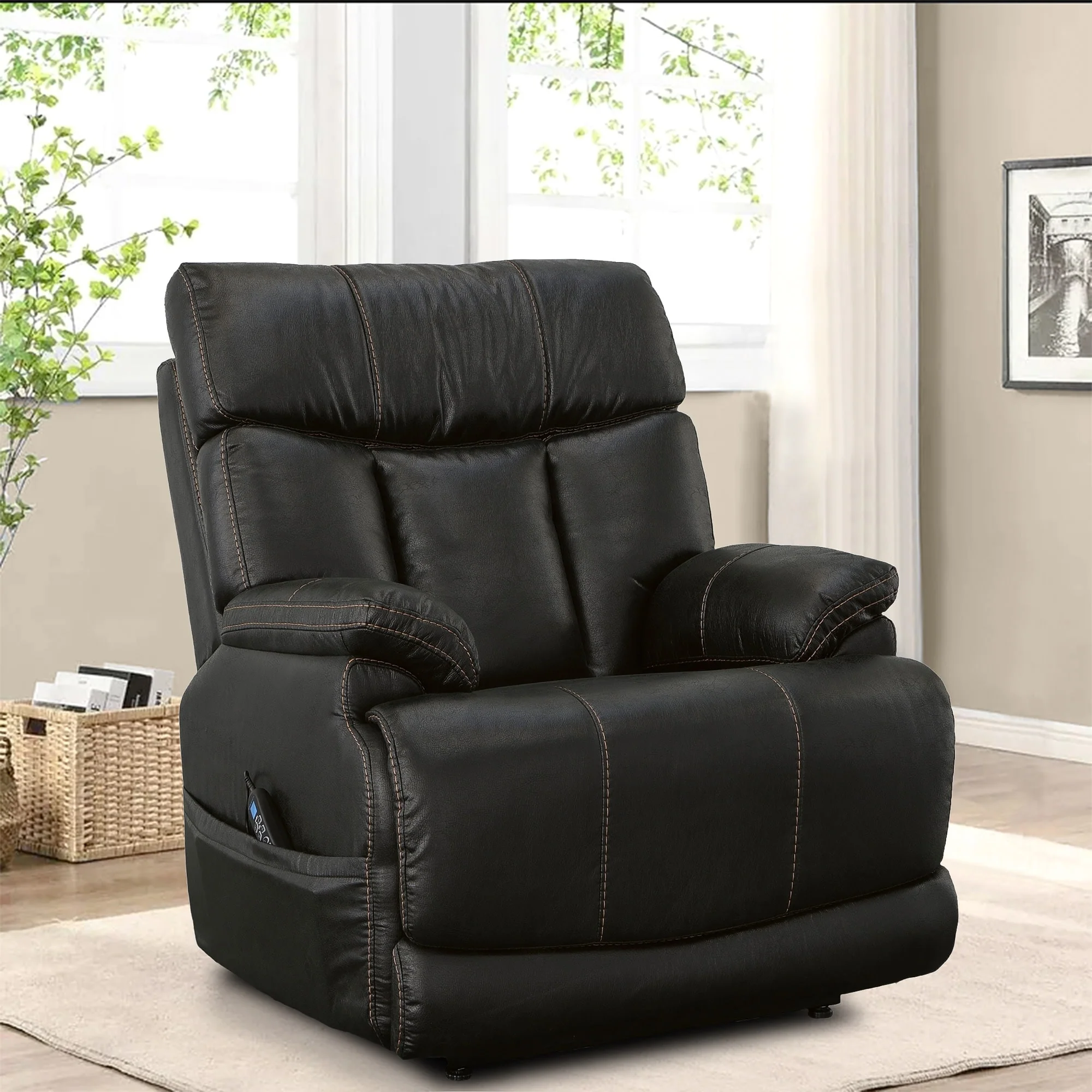 Clive Power Lift Recliner with Power Headrest  Lumbar by Flexsteel