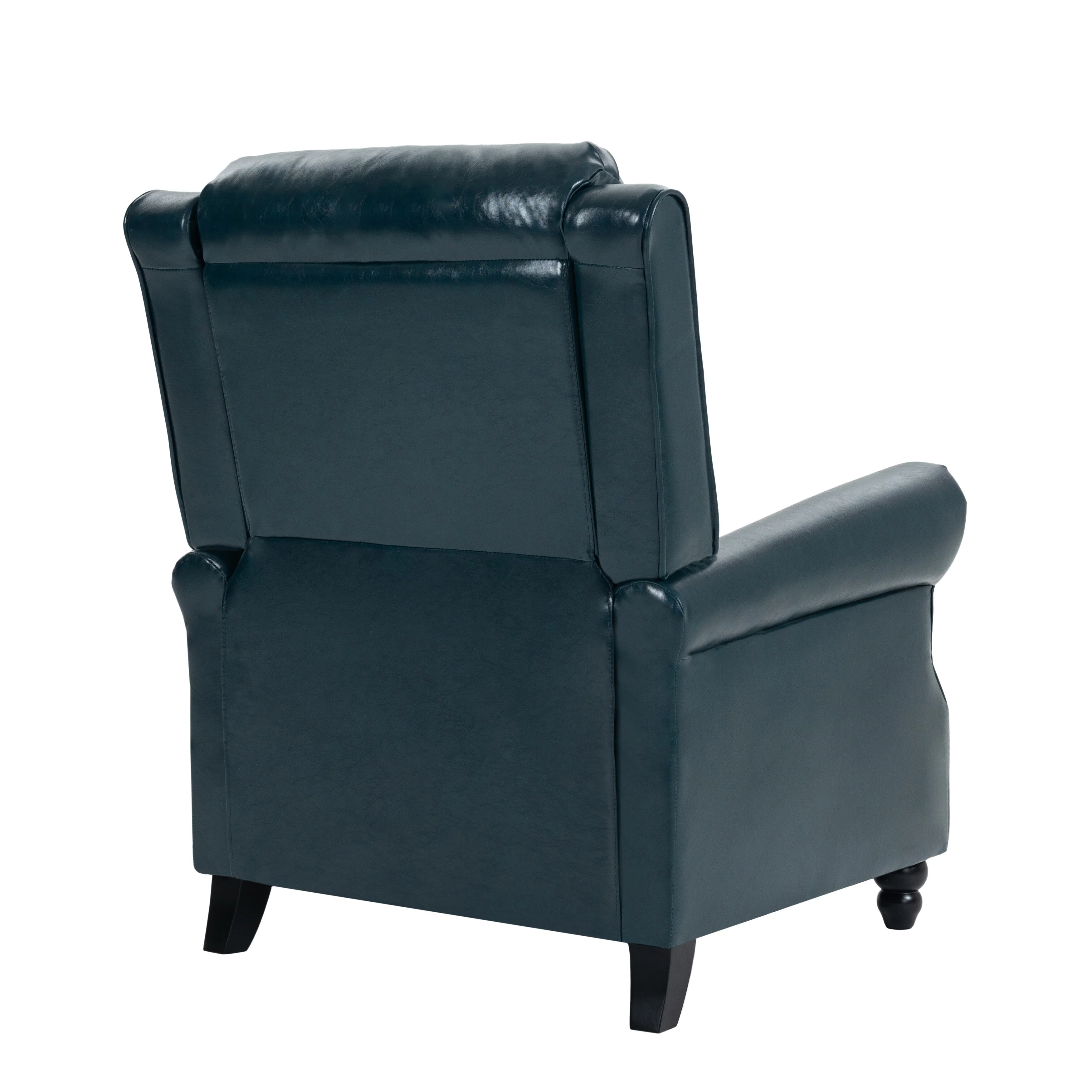 2 Set Manual Pushback Recliner Chair with Nailhead Trim