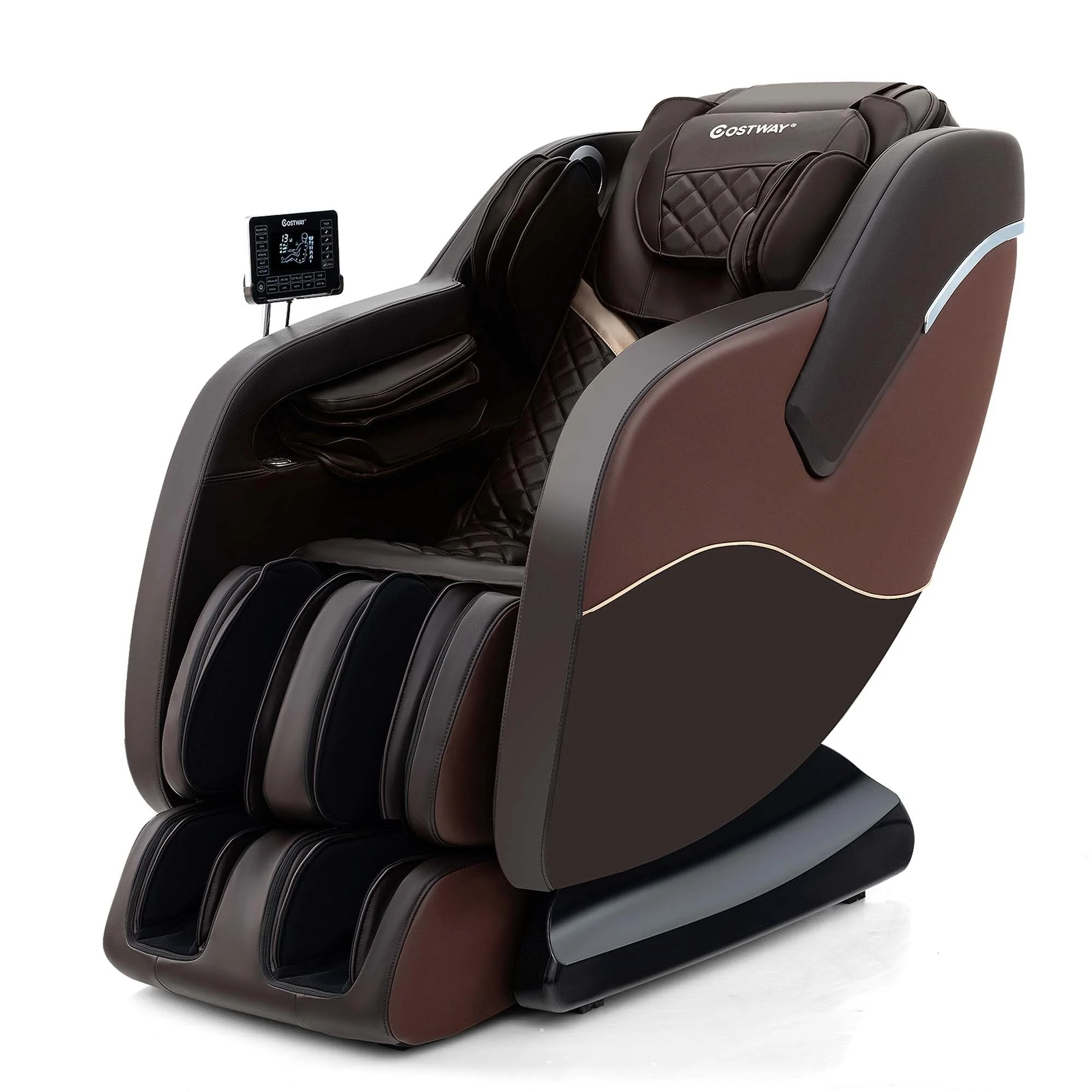 Costway SL Track Zero Gravity Massage Recliner with Thai Stretch Foot