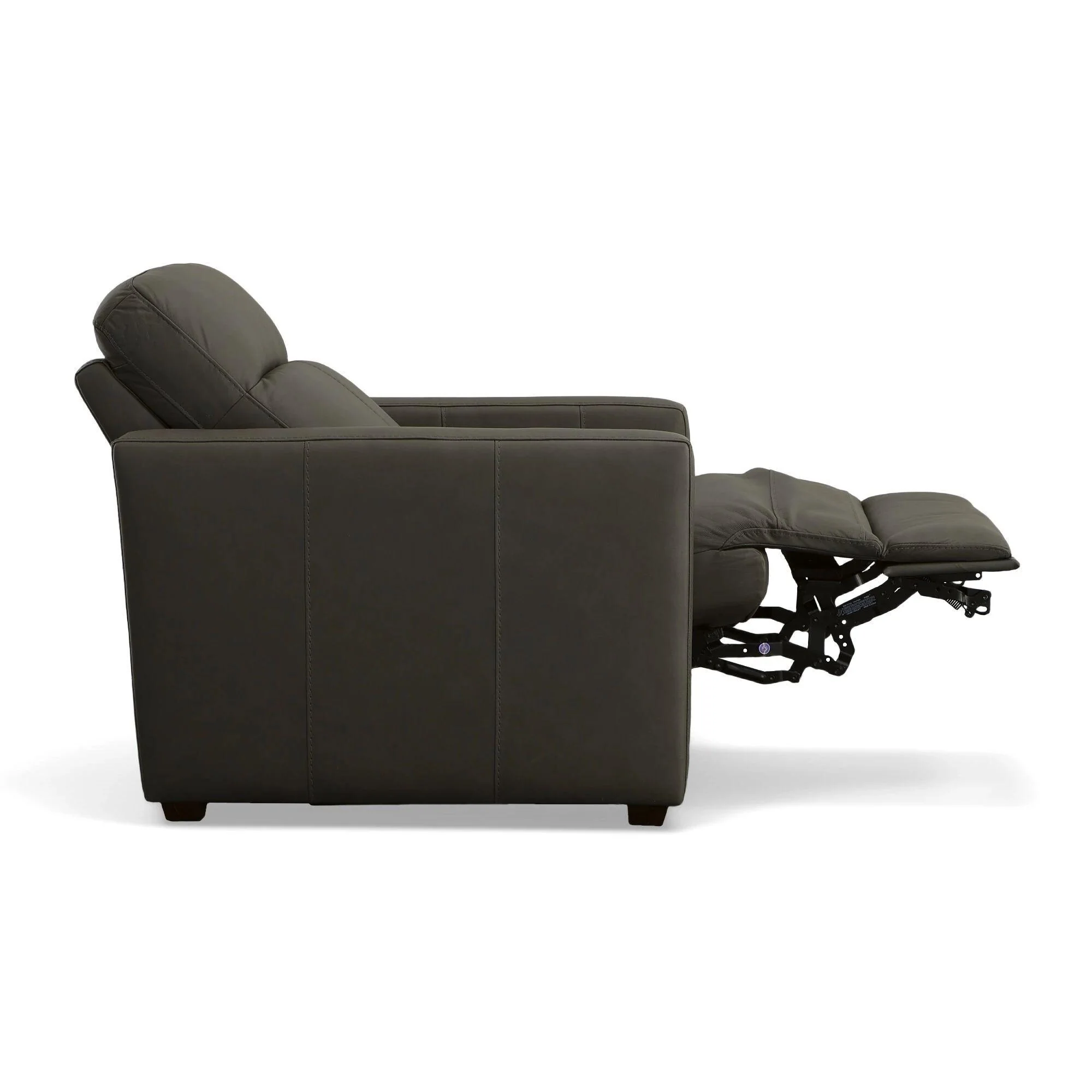 Broadway Premium Leather Power Recliner with Power Headrest by Flexsteel