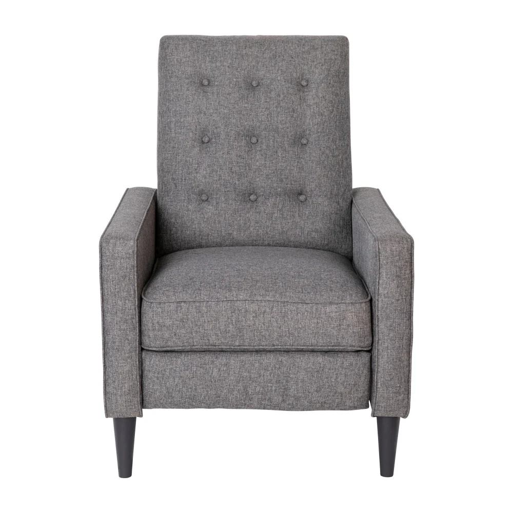 Pushback Recliner with Button Tufted Back