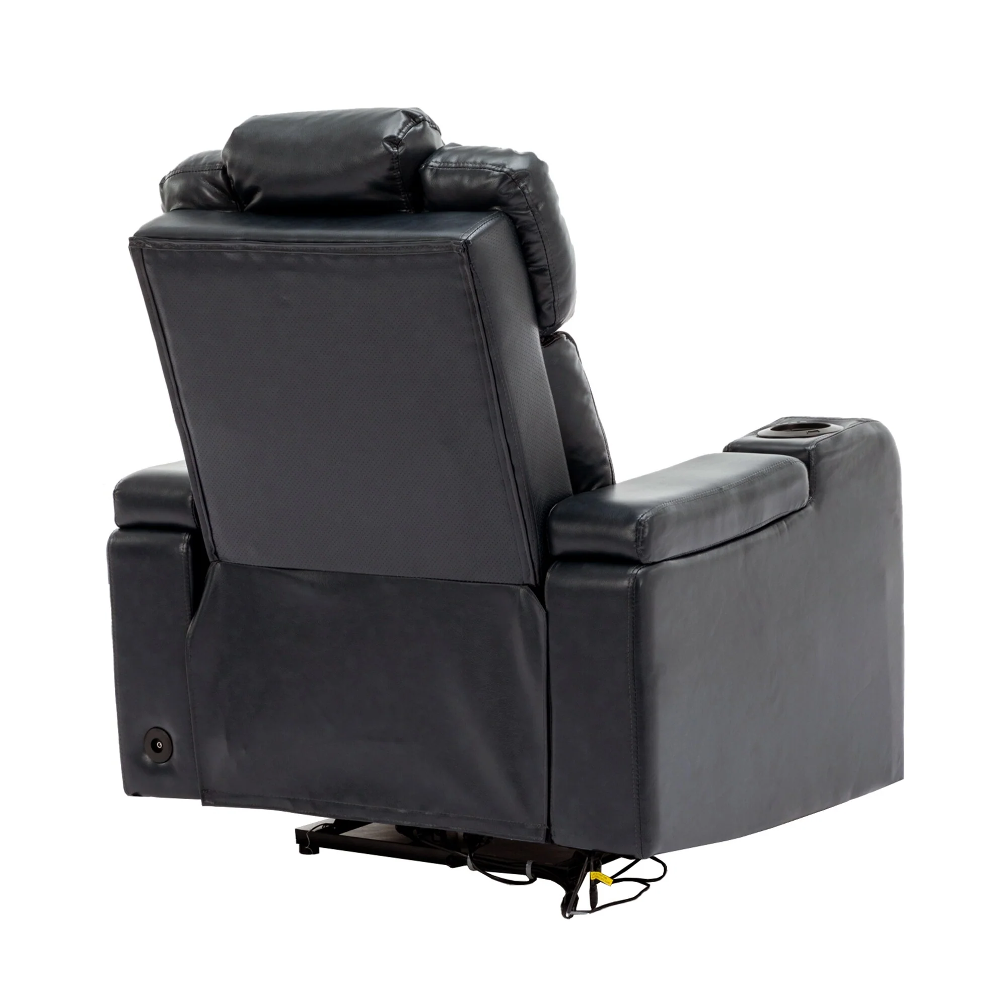 Power Recliner Chair with Cooling Cup Holder, Bluetooth & Tray Table
