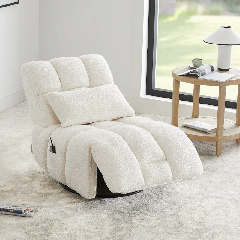 Cole Power Recliner Chair Swivel Glider with Lumbar Support