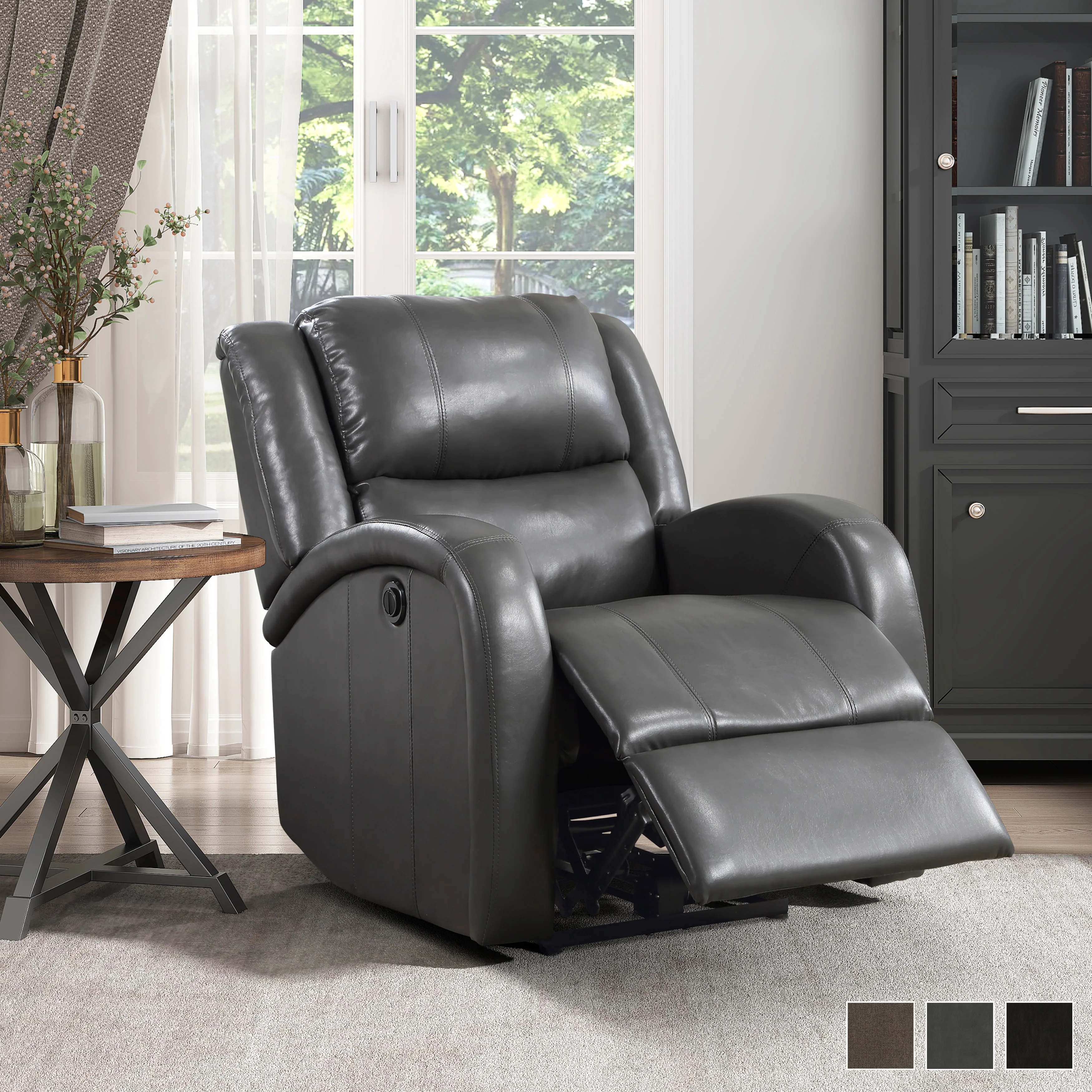 Patterson Faux Leather Power Reclining Chair