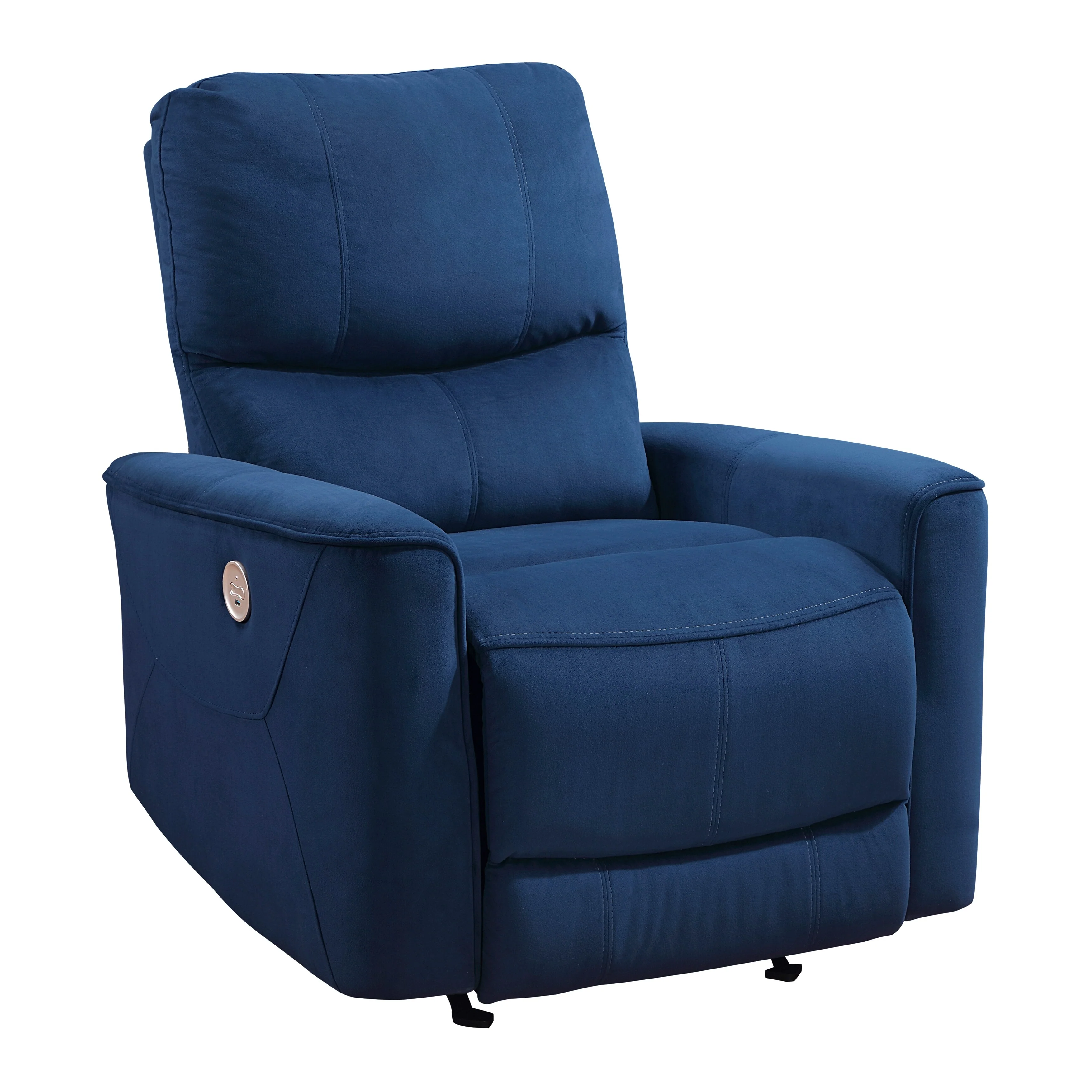 Ripon Velvet Power Rocker Reclining Chair
