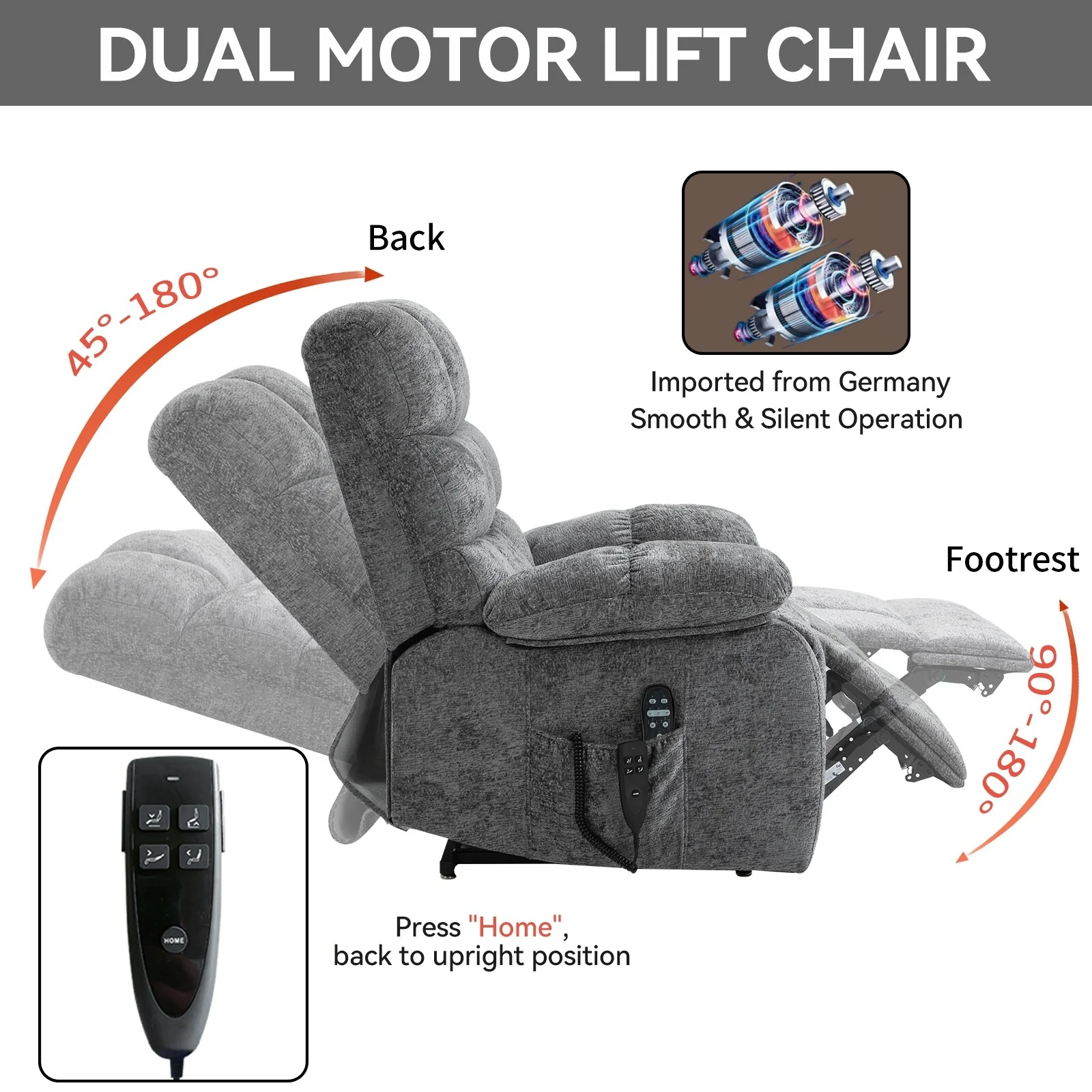 Lift Recliner Chair Heat Massage