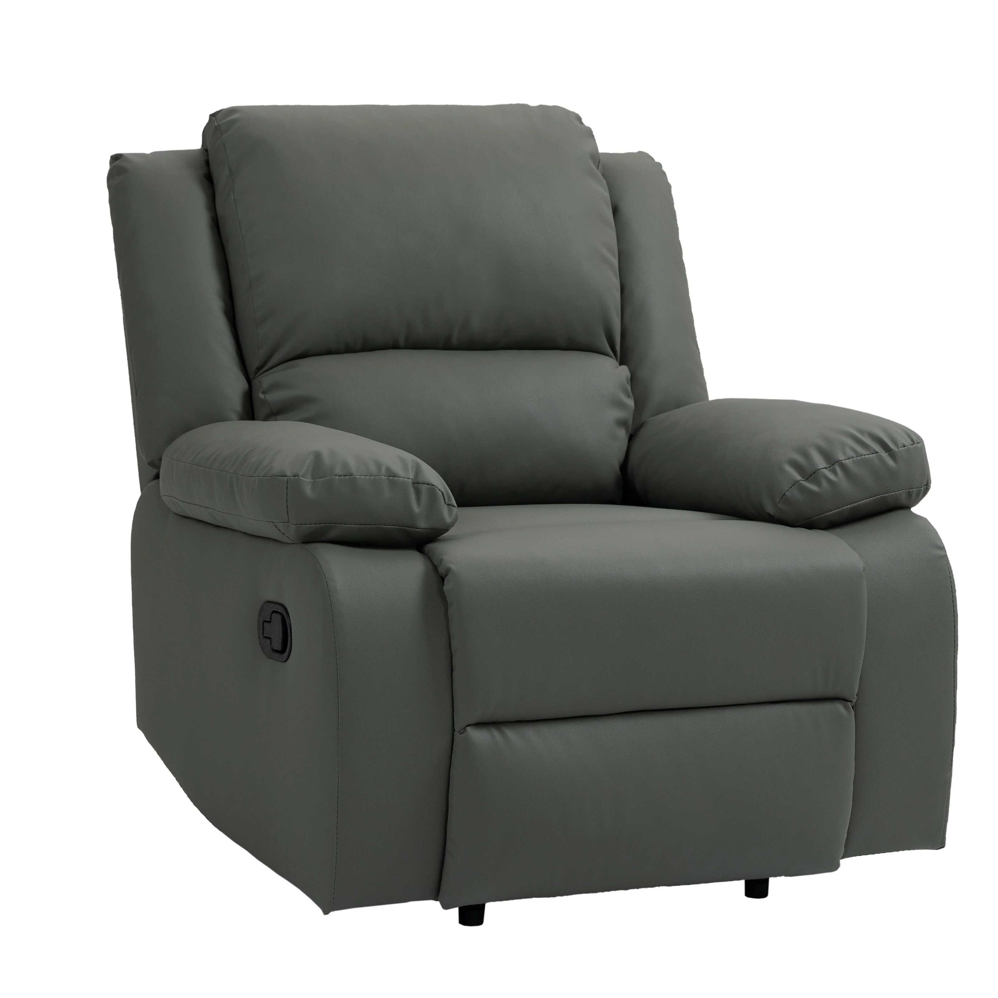 Faux Leather Lounge Chair Single Sofa Adjustable Recliners