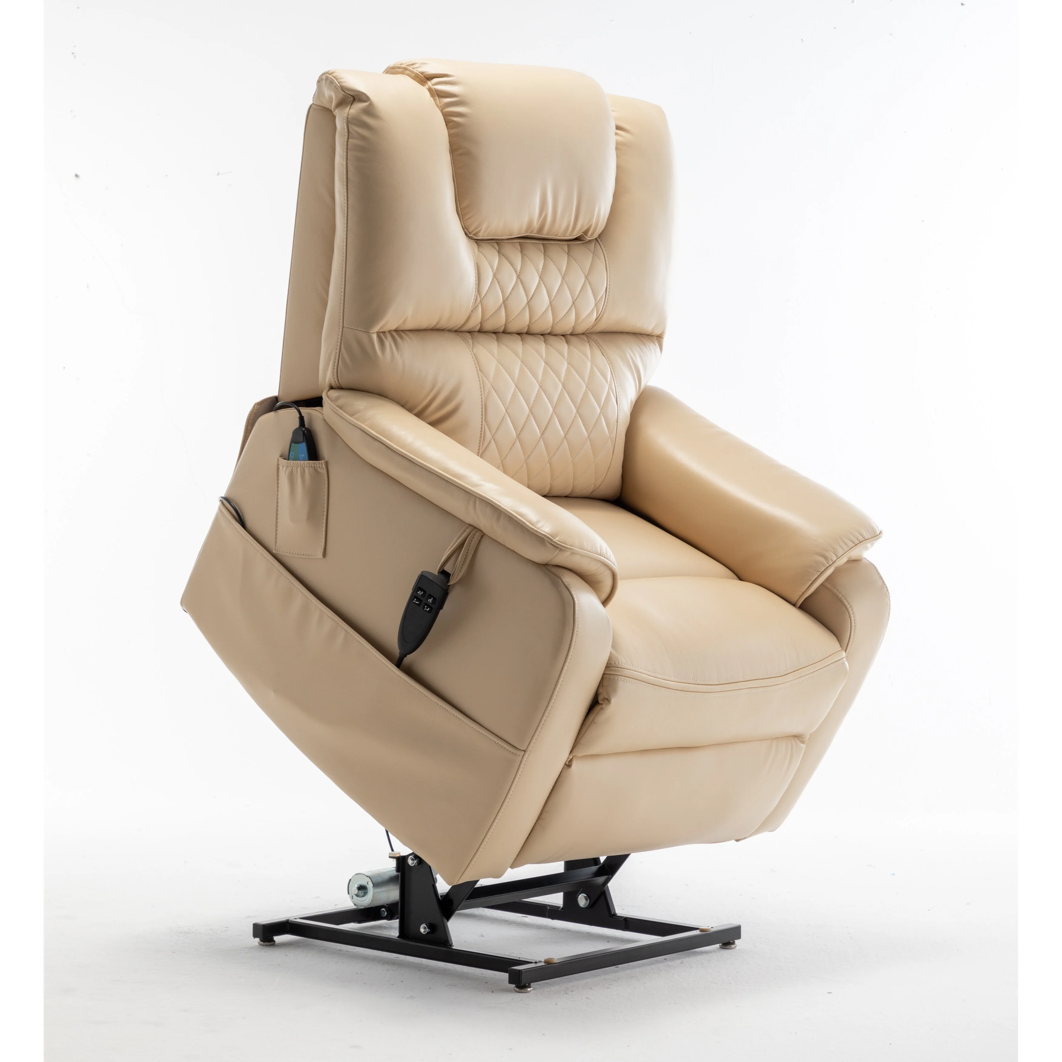 PU Recliner Chair with 180�� Infinite Position, Remote & Easy Assembly