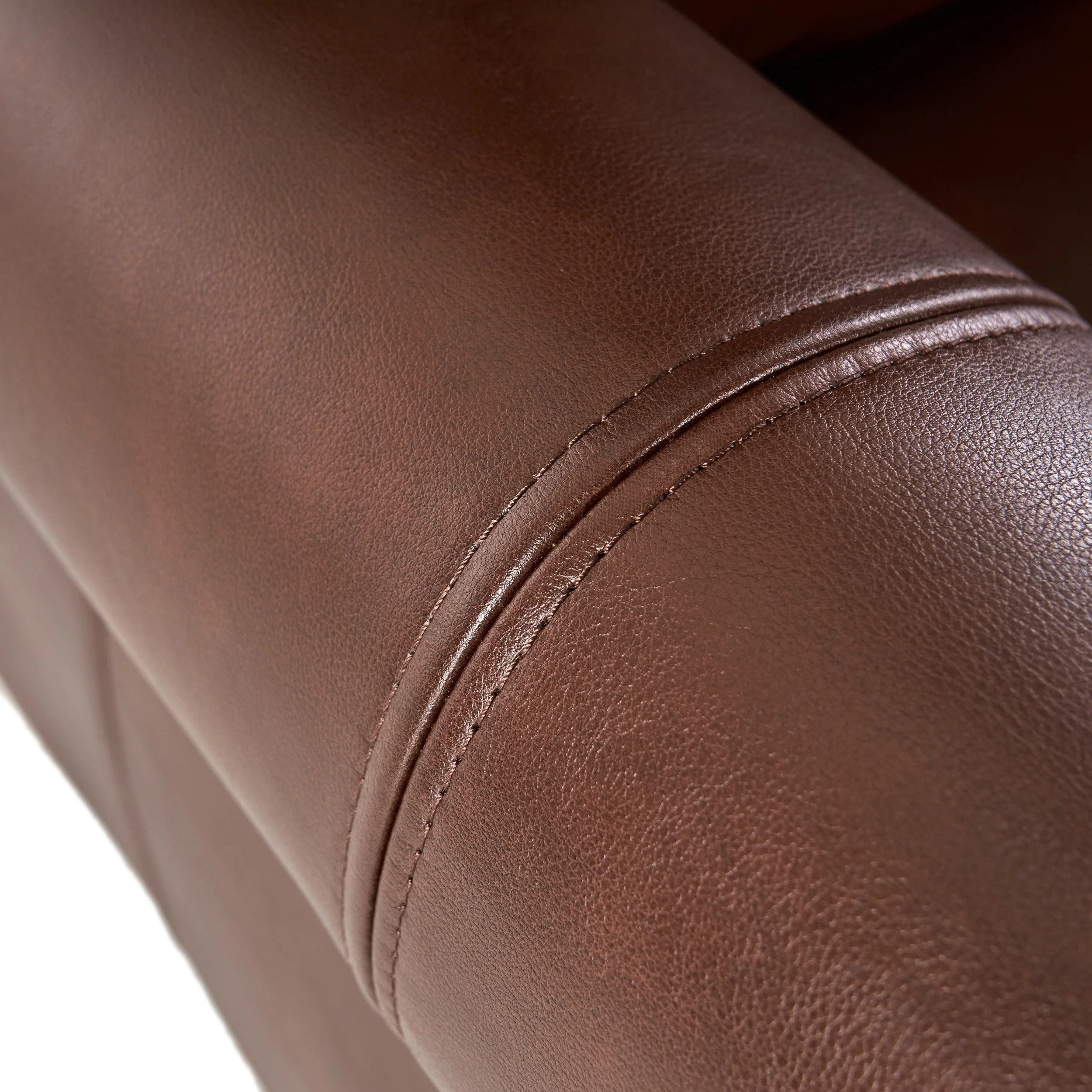 Neville 2-Tone PU Push Back Recliner by Christopher Knight Home