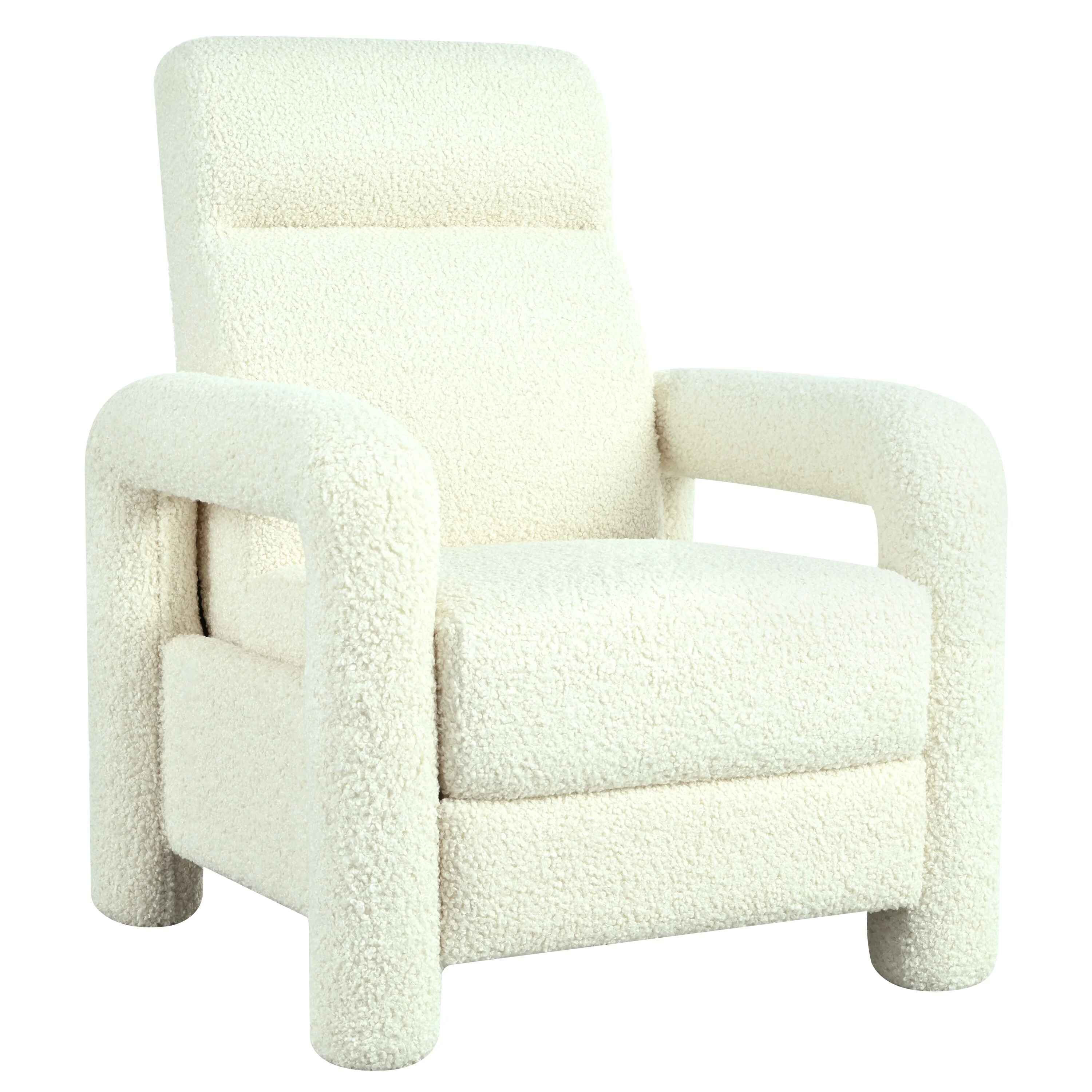 31.25 Push Back Recliner Armchair Upholstered