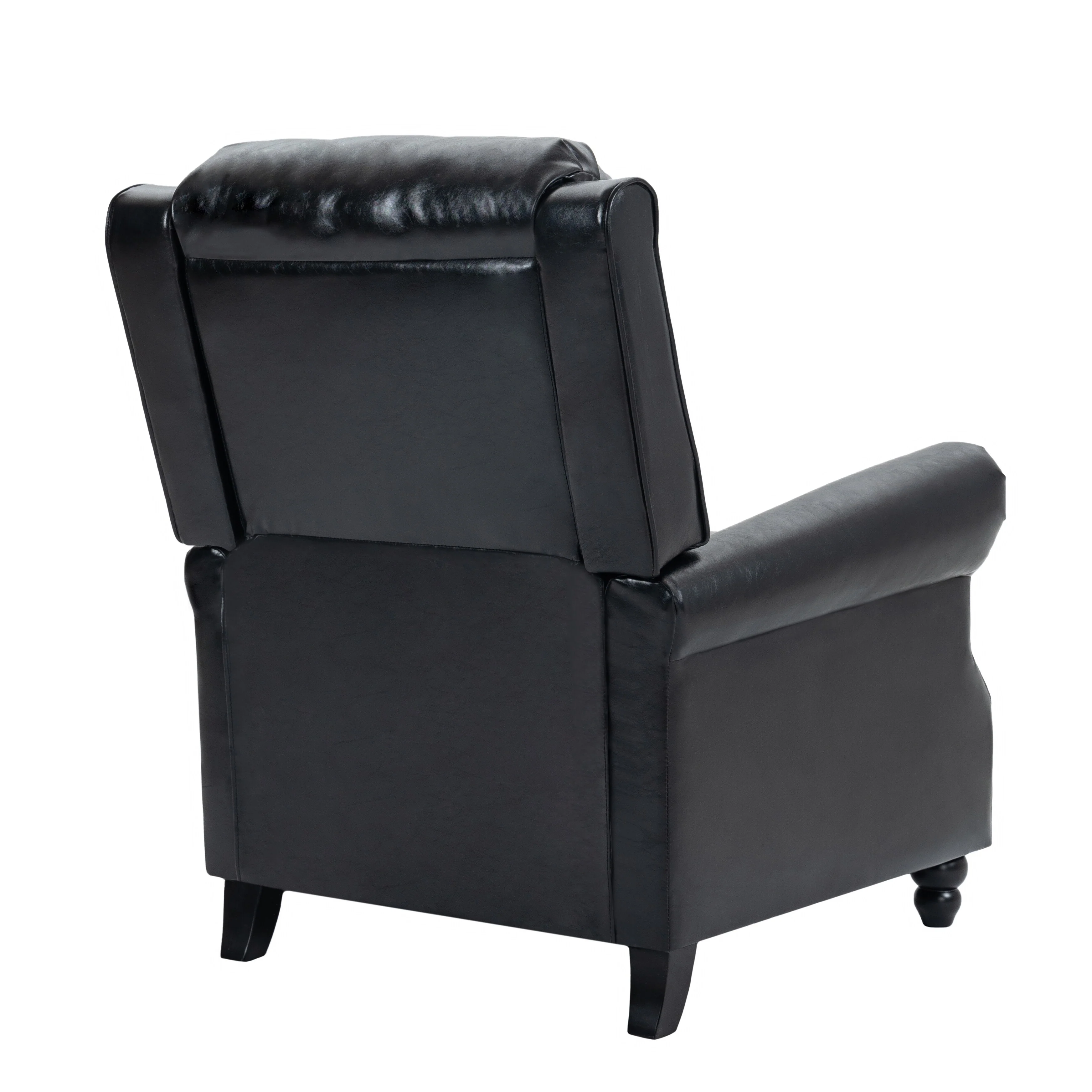 2 Set Manual Pushback Recliner Chair with Nailhead Trim