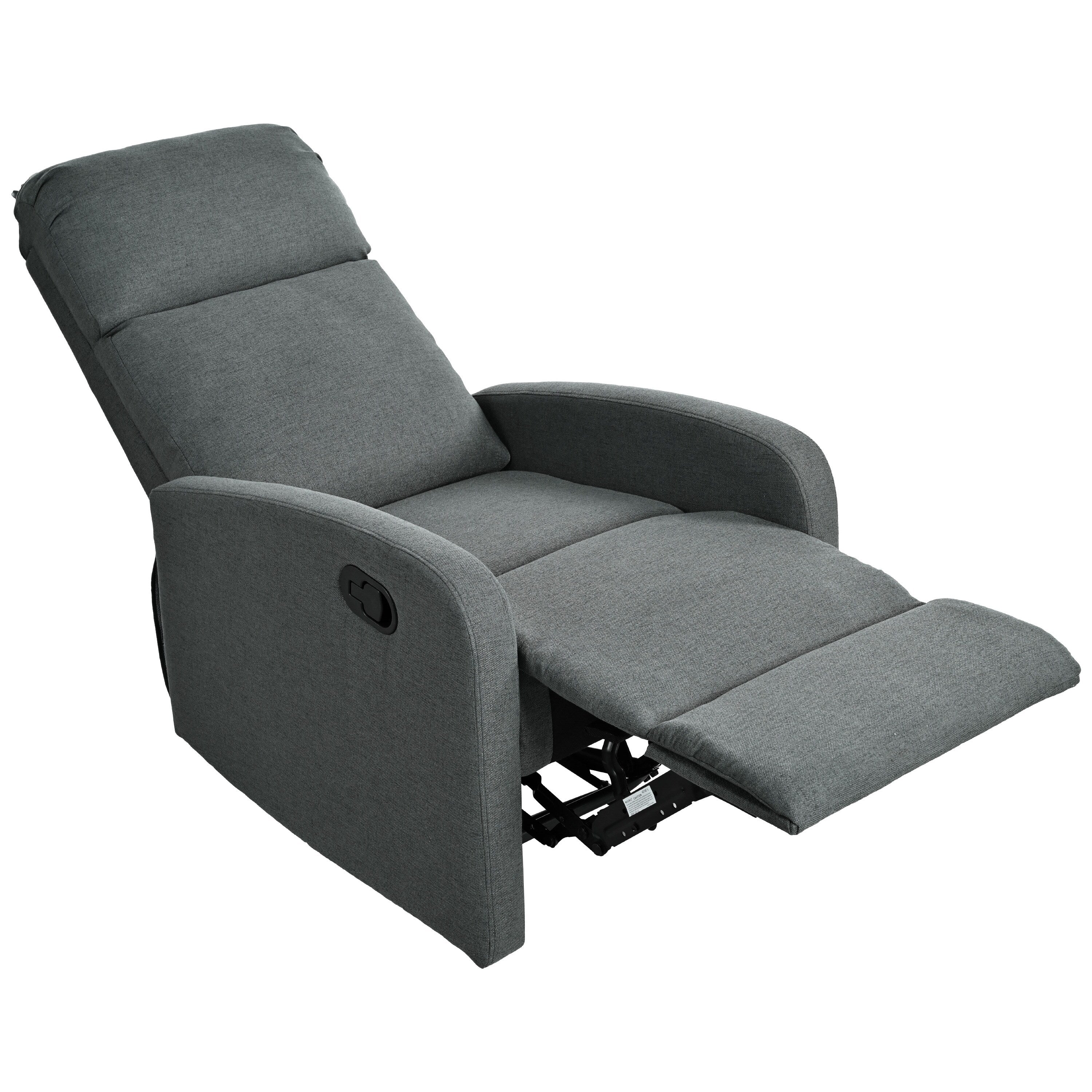 Home Theater Manual Recliner Chair with Adjustable Backrest