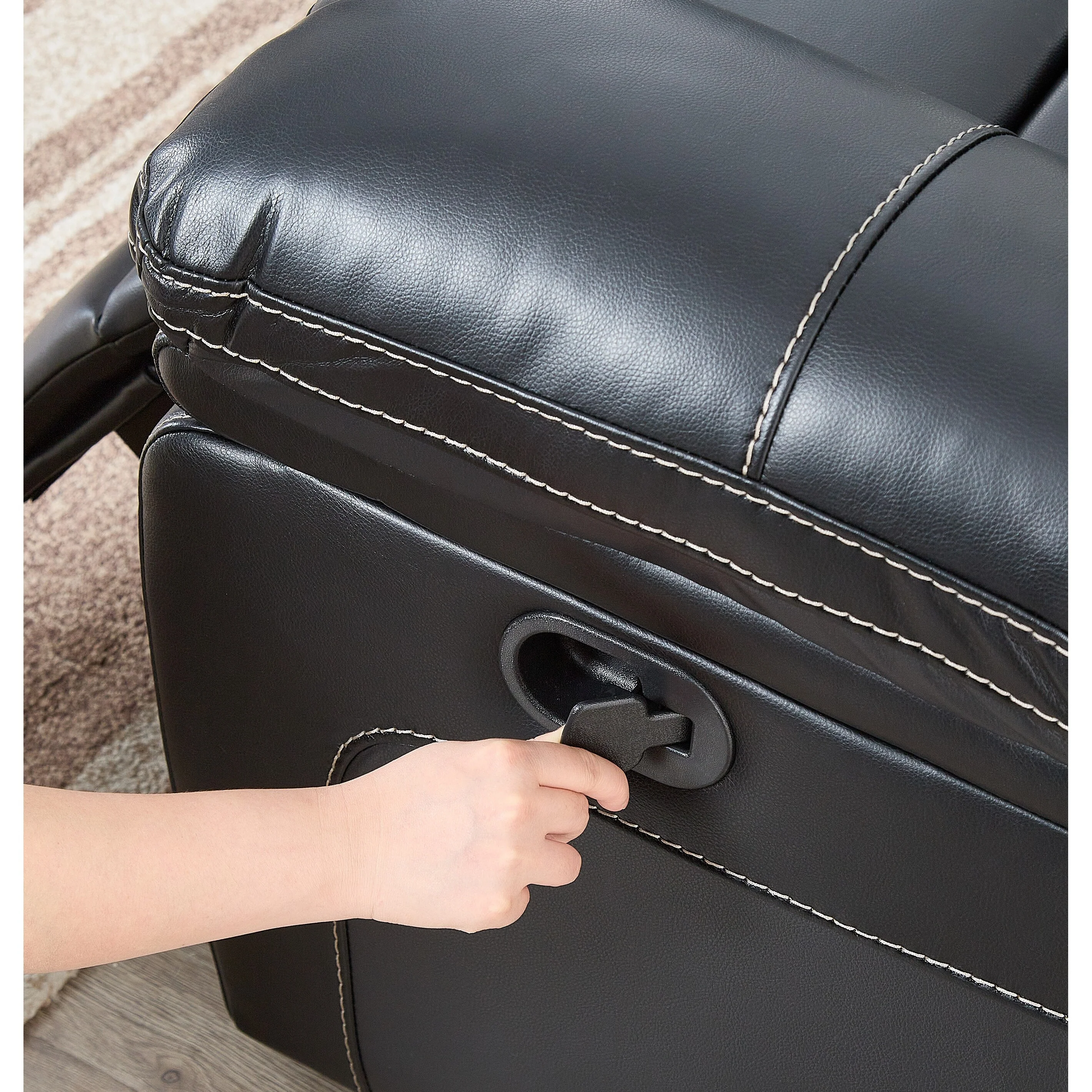 Bonded Leather Recliner Chair