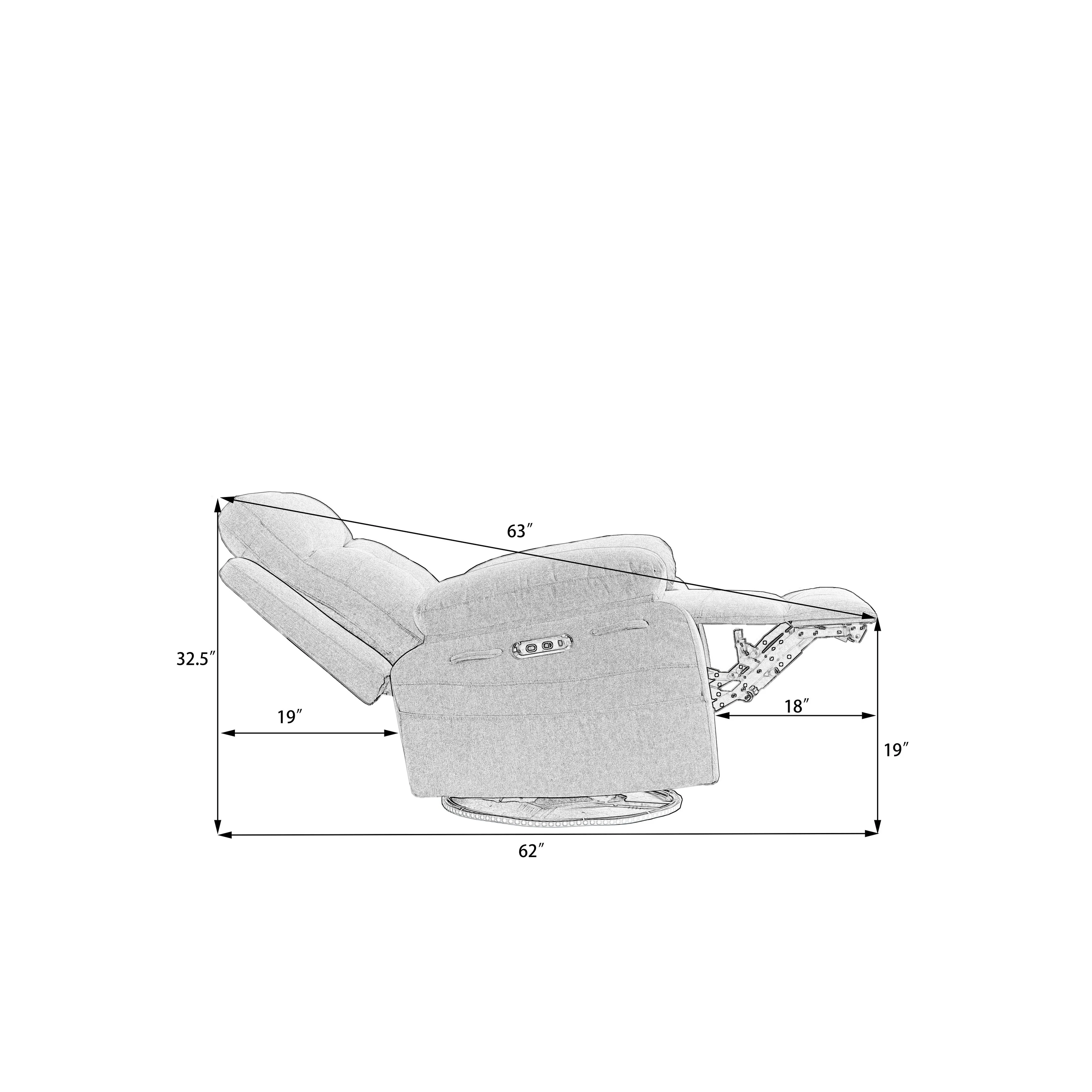 Power Recliner Glider Chair