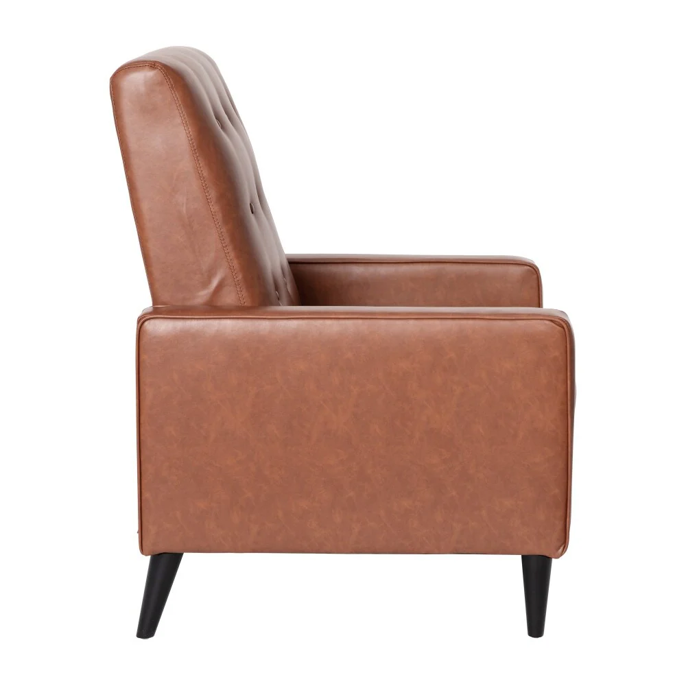 Pushback Recliner with Button Tufted Back