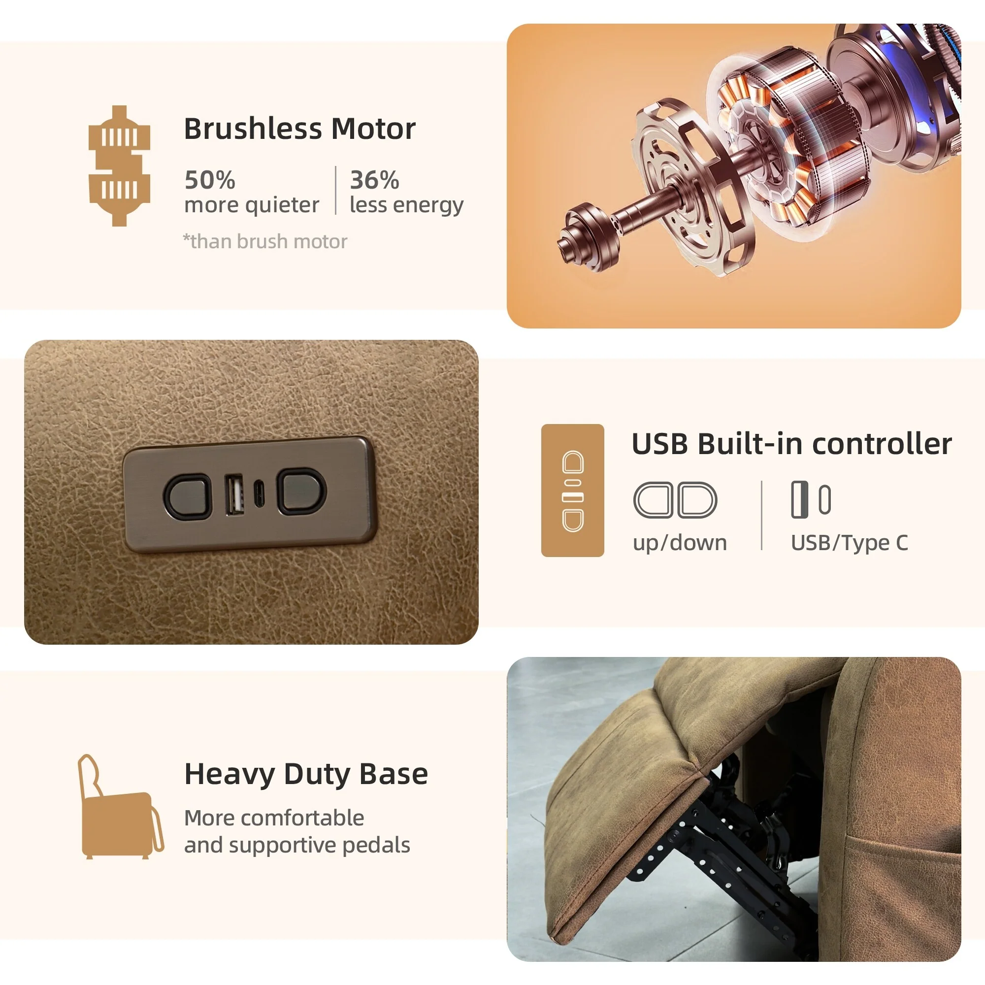 Electric Swivel Rocker Recliner Chair