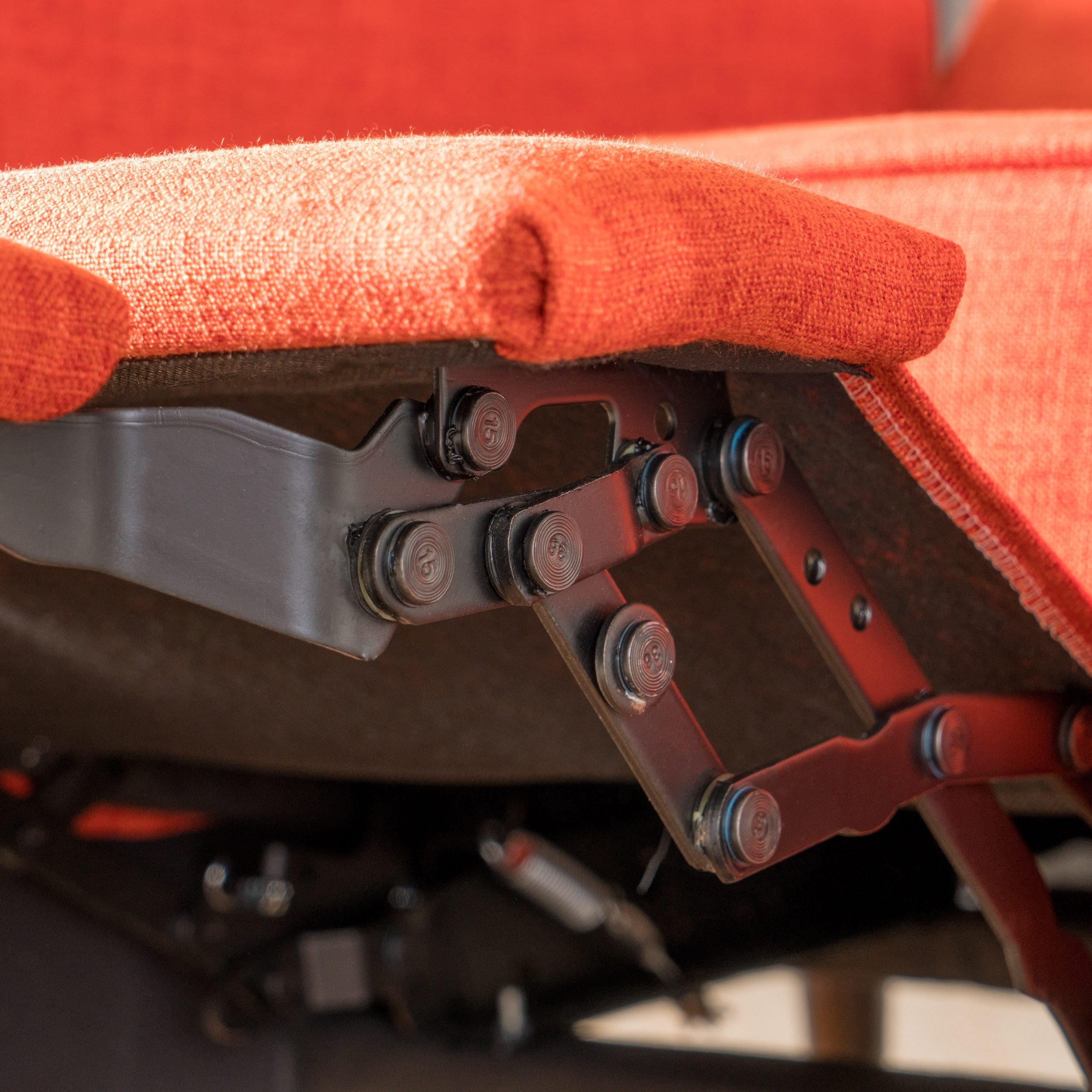 Mervynn Mid-Century Modern Button Tufted Fabric Recliner by Christopher Knight Home