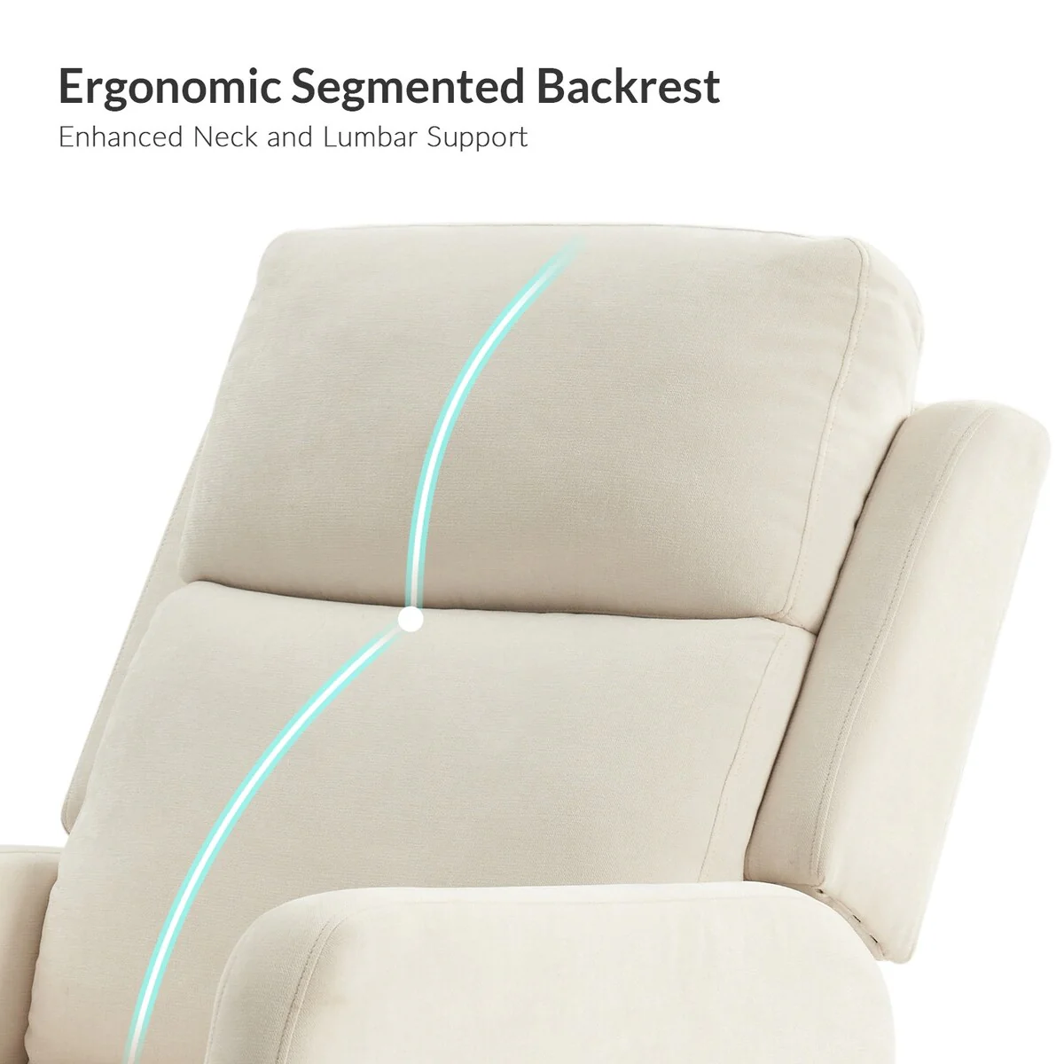 Julian Modern Swivel Rocker Manual Recliner by HULALA HOME