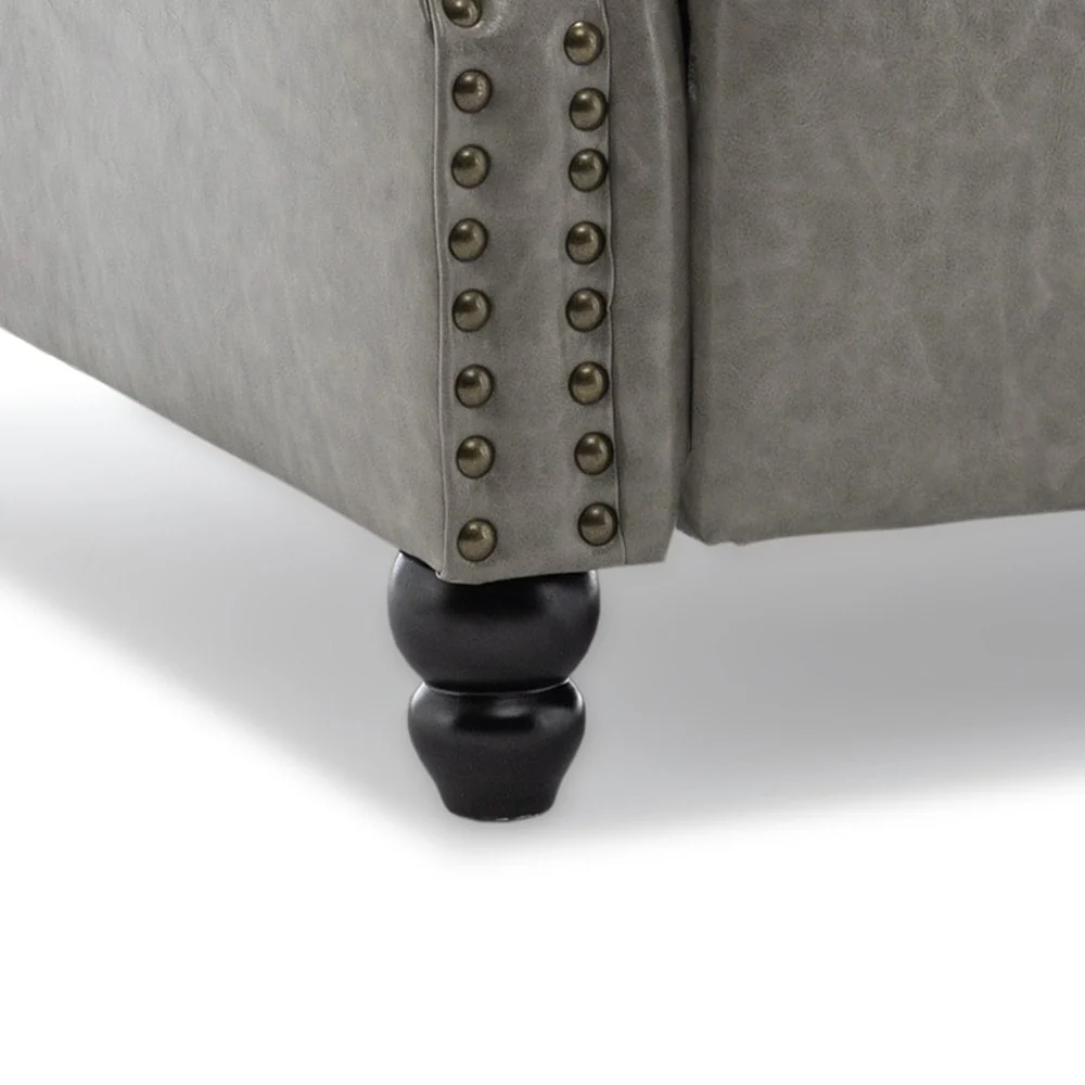 Modern Padded Seat Recliner Chair with PU Leather