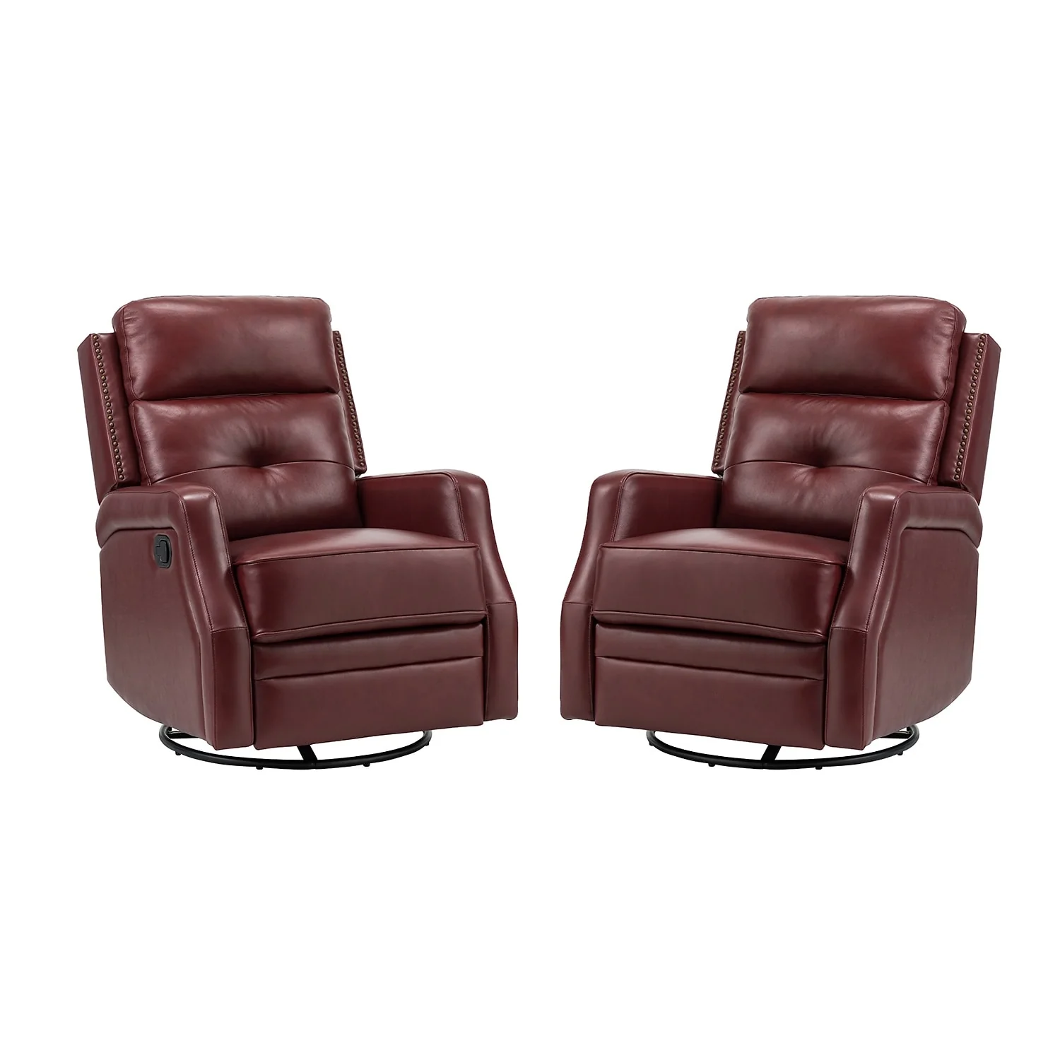 Beatriz Living Room Recliner Set Of 2 with Metal Base