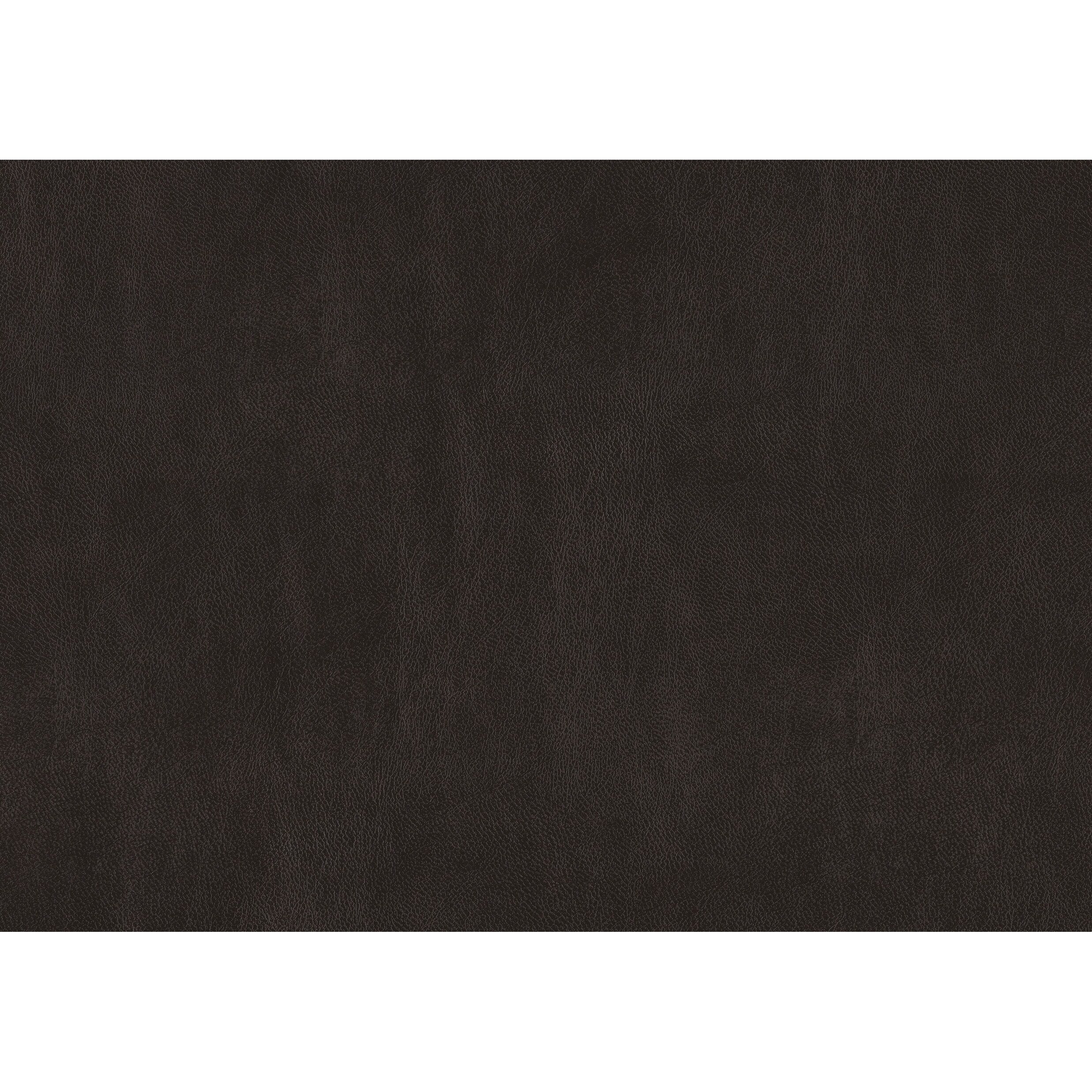 Modern Living Room Furniture 1pc Power Reclining Chair Brown Faux Leather Upholstery Plush Seating Solid Wood Frame